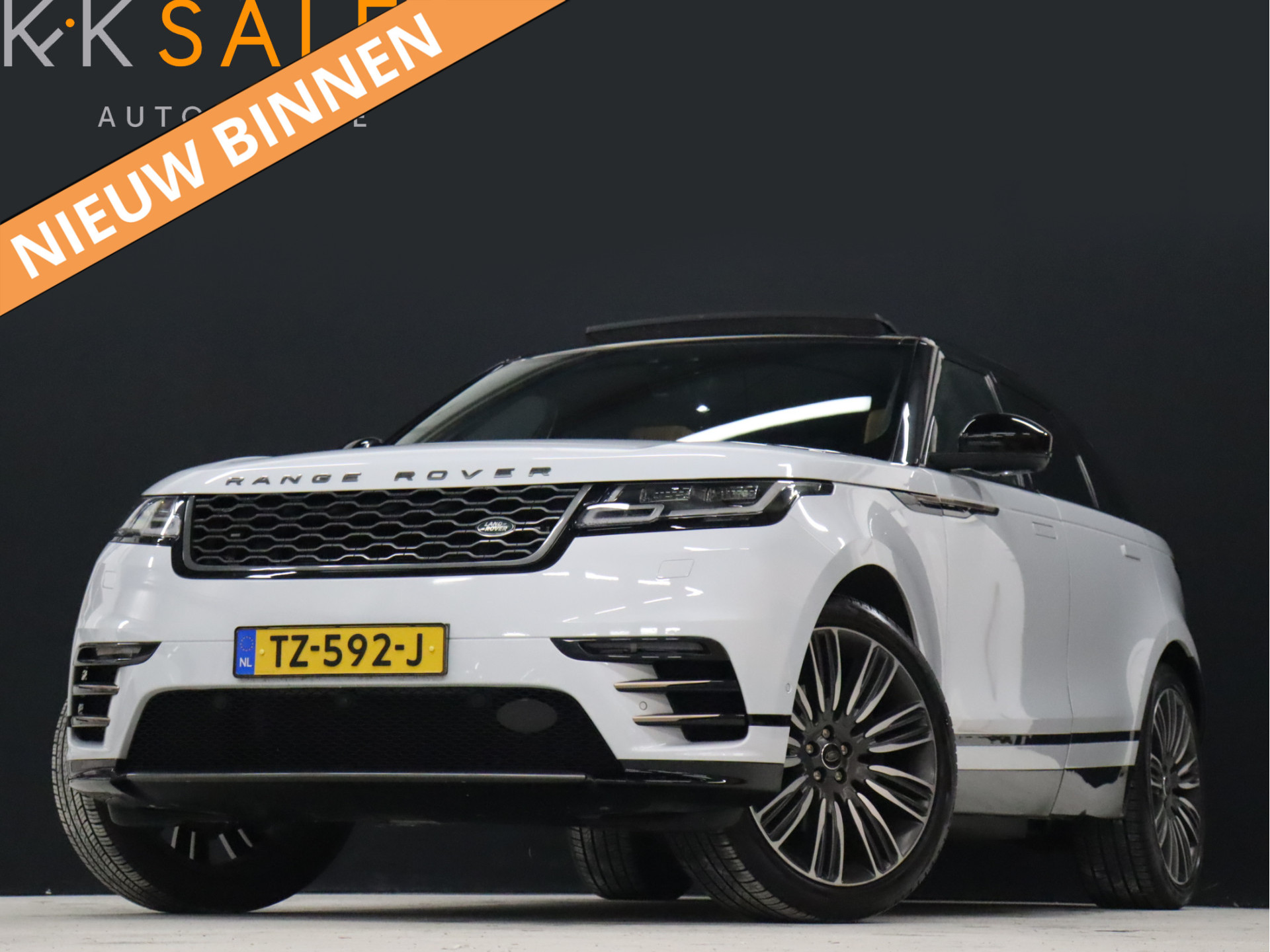 Land Rover Range Rover Velar 3.0 V6 SC AWD First Edition €150.000 NIEUWPRIJS! [ADAPTIVE CRUISE, APPLE CARPLAY, SCHUIFKANTELDAK, CAMERA, VOL LEDER, MERIDAN AUDIOSYSTEEM, STOELVERWARMING, ELEK.. VERSTELBARE STOELEN, NIEUWSTAAT]