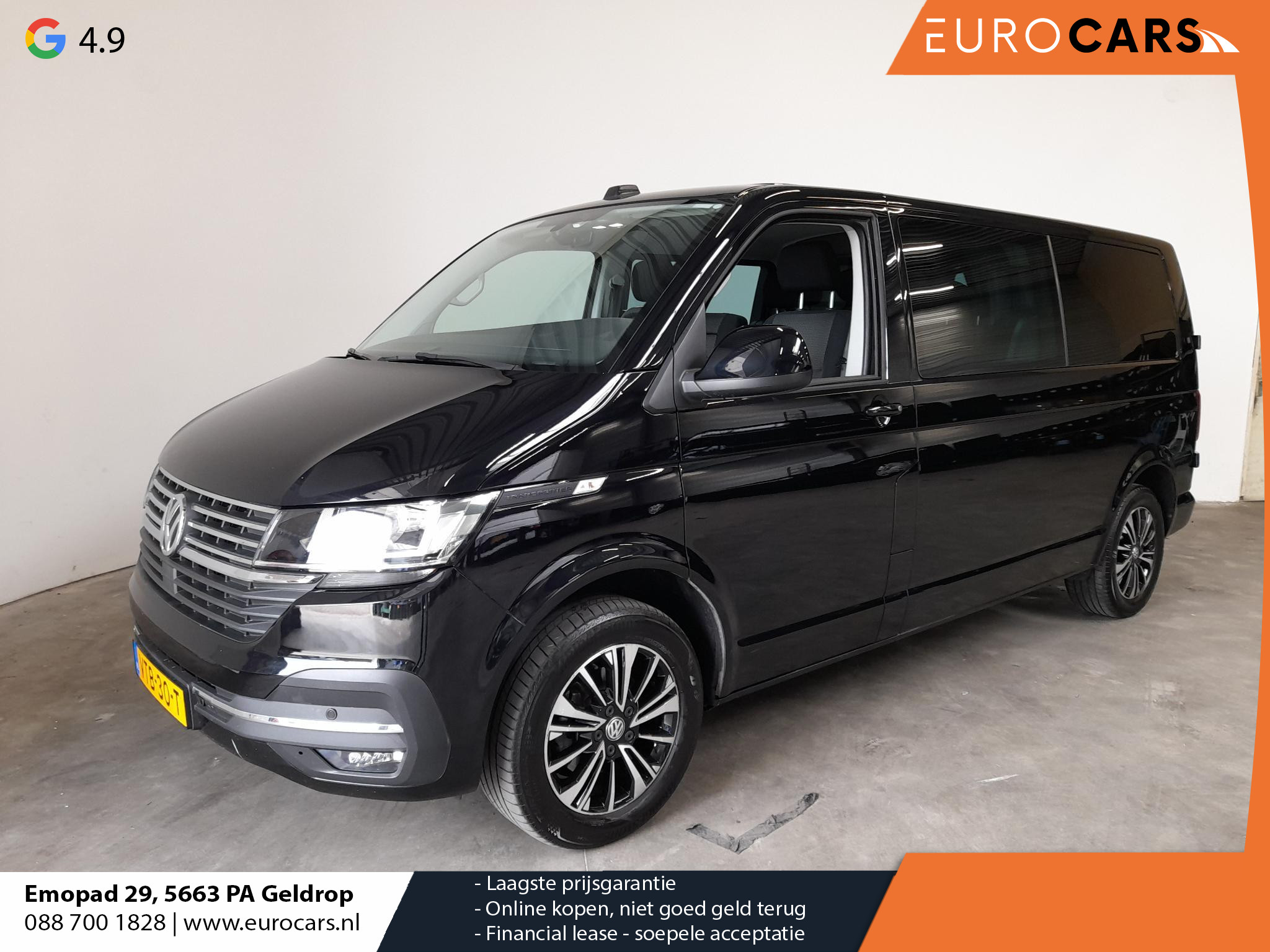 Volkswagen Transporter 2.0 TDI L2H1 28 Dubbele Cabine Highline Automaat Sport Edition Automaat Airco Cruise Adaptief