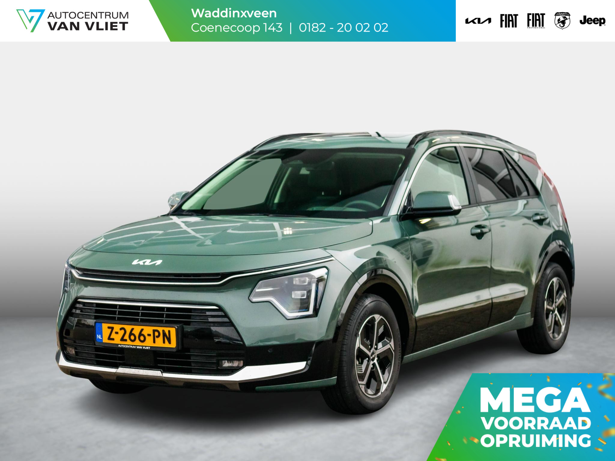 Kia Niro 1.6 GDi Hybrid DynamicPlusLine | Apple Carplay | Camera | Adapt. Cruise | Head-Up | Navi | Schuif/Kanteldak | Stoel&Stuurverwarming