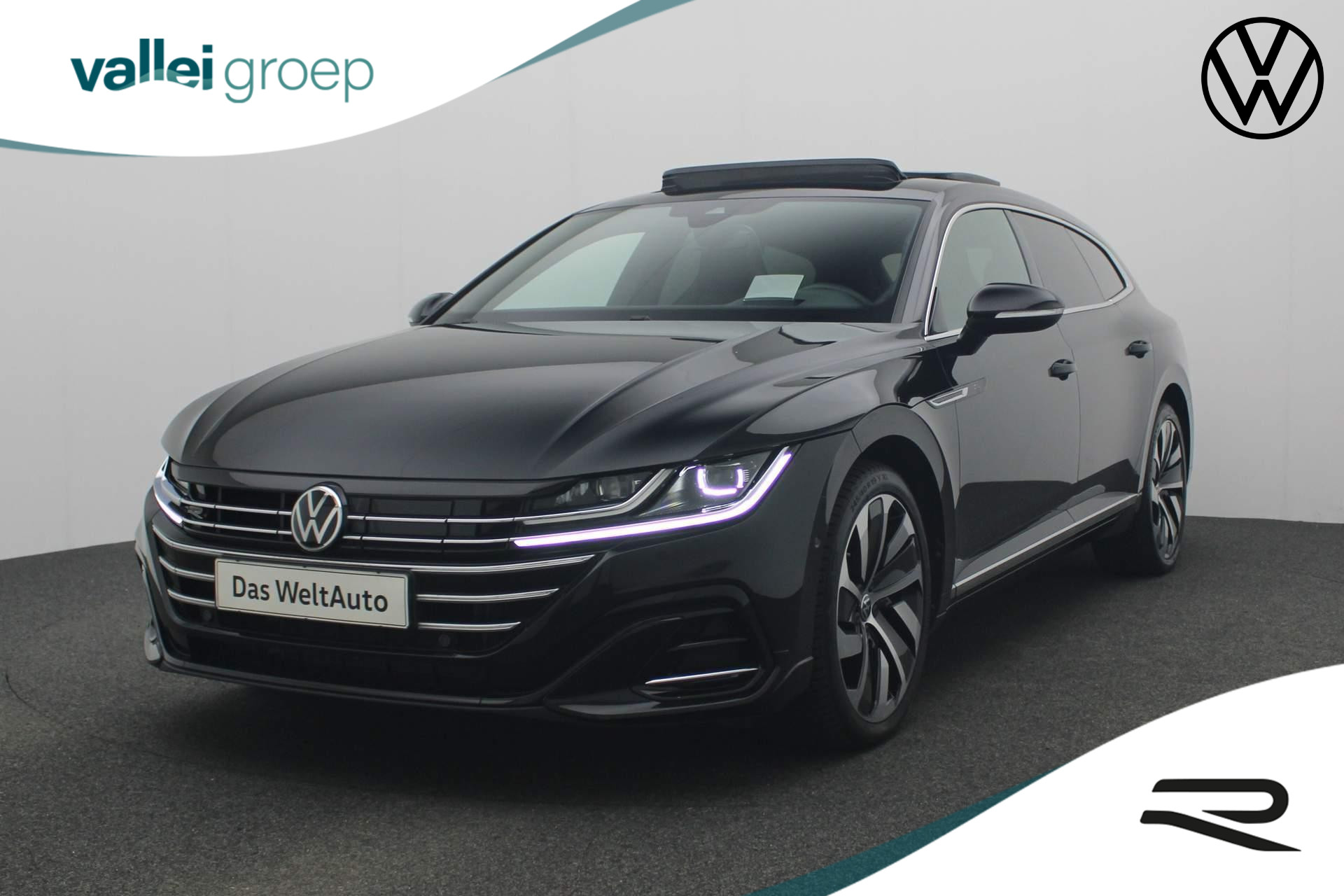 Volkswagen Arteon Shooting Brake 1.4 TSI 218PK DSG eHybrid R-Line Business | Pano | Trekhaak | Leer | DCC | HUD | 19 inch | Camera