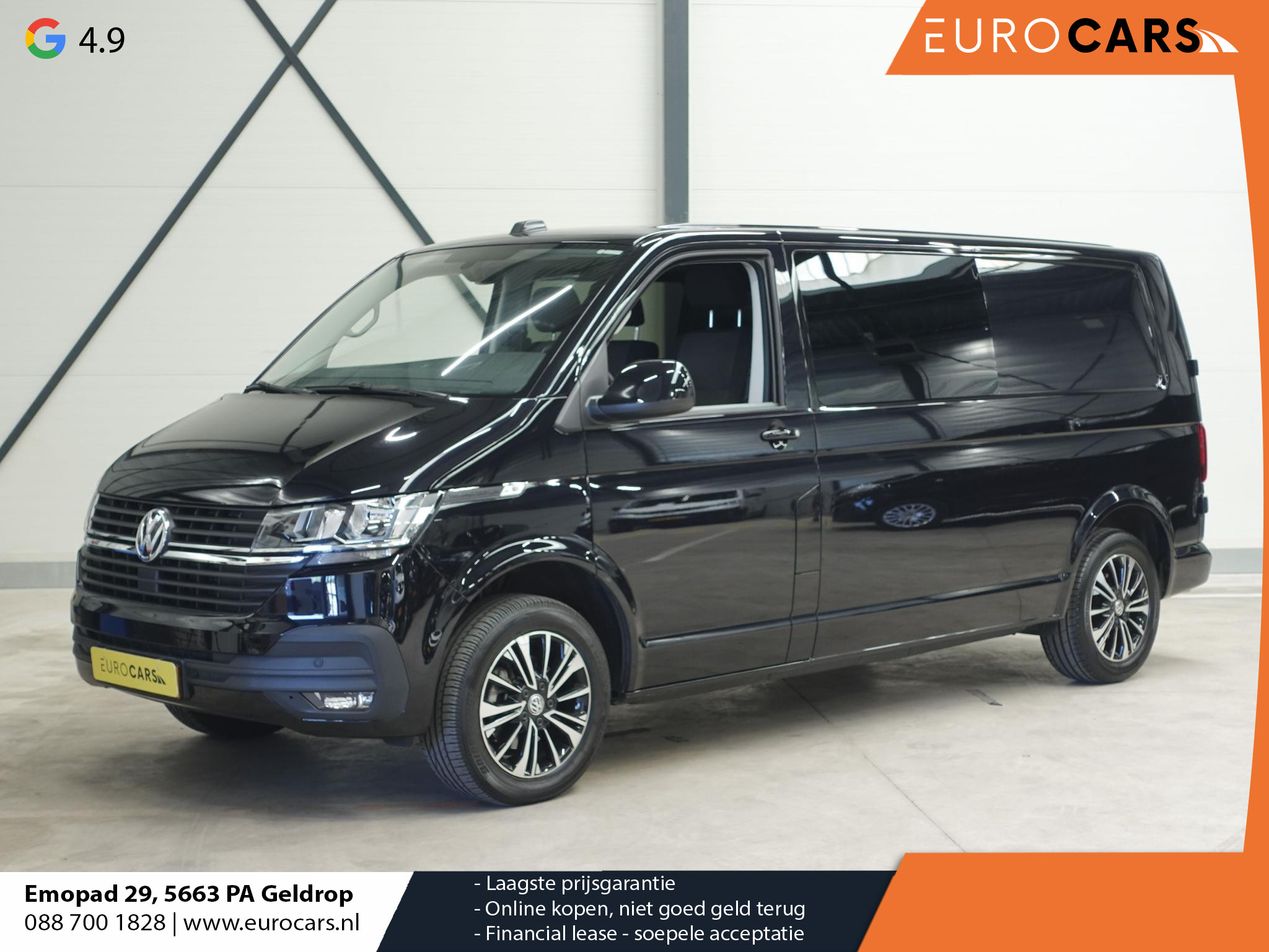 Volkswagen Transporter 2.0 TDI L2H1 32 Dubbele Cabine Highline Automaat Airco Cruise Control adaptief Navigatie