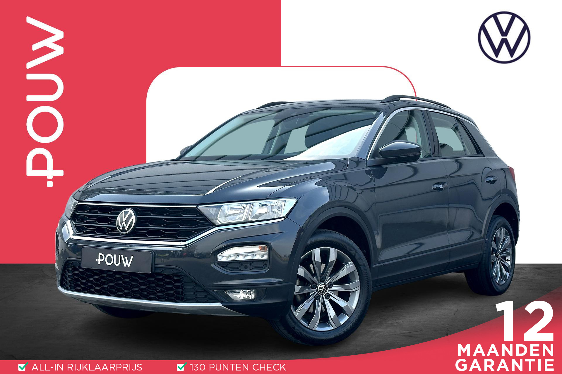 Volkswagen T-Roc 1.0 TSI 110pk Style | Navigatie | App Connect | PDC Voor & Achter