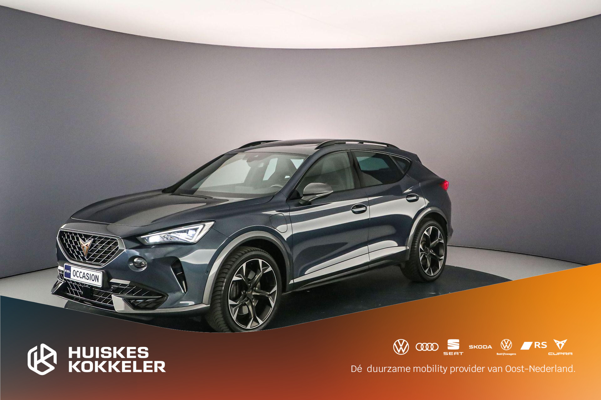 CUPRA Formentor VZ Performance 1.4 TSI e-Hybrid 245pk DSG Automaat Panoramadak, Trekhaak, Elektrische achterklep, Adaptive cruise control, Achteruitrijcamera, Navigatie
