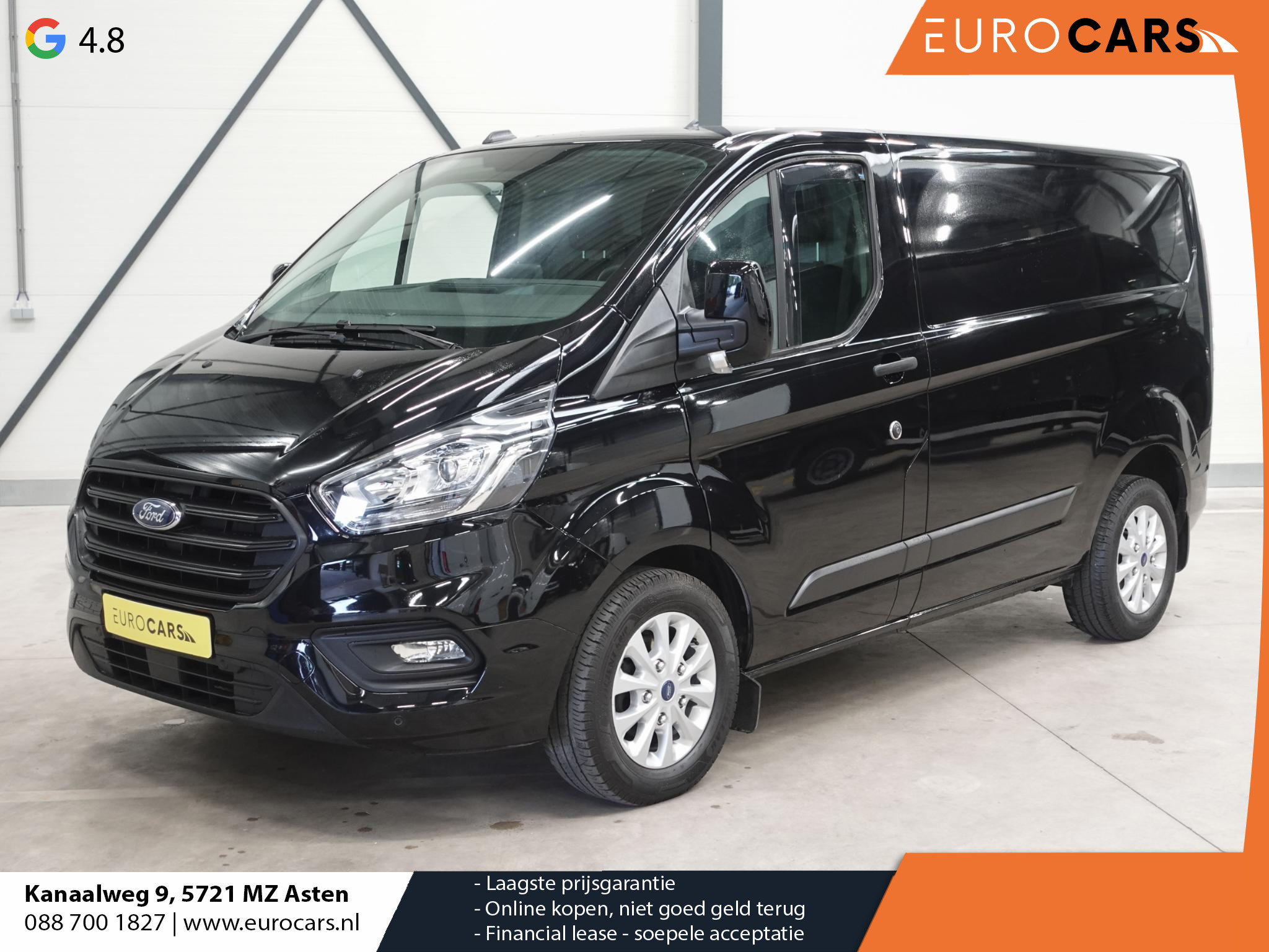 Ford Transit Custom 280 2.0 TDCI 130 pk Automaat L1H1 Trend Navigatie Airco Parkeersensoren Cruise Control Camera