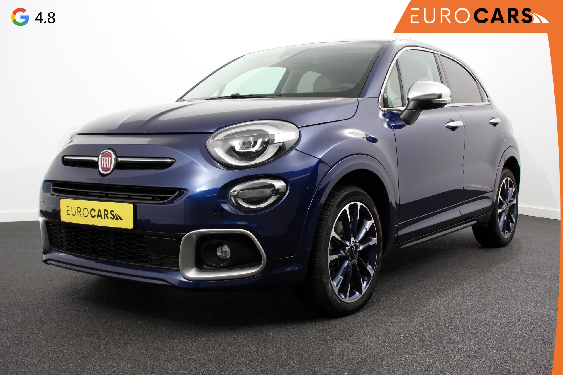 Fiat 500X Fiat 1,4 Turbo 150pk Yacht Club Capri Aut. | Leder | Navigatie | Beats Audio | Canvas vouwdak | Adaptive Cruise Control | camera | Dab | Led | 18"Lmv | Extra getint glas