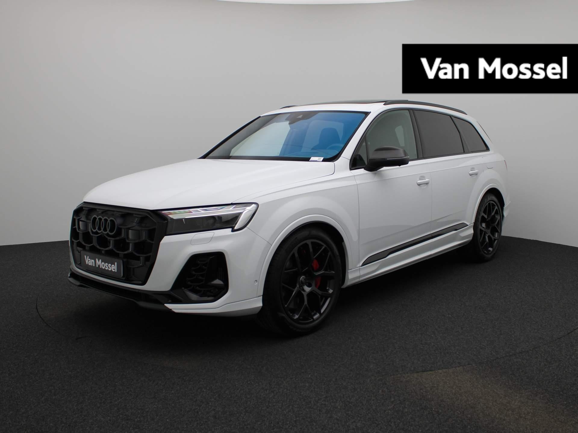 Audi Q7 60 TFSI e quattro Pro Line S Competition 490 PK | S-line | Automaat | Navigatie | 360 Camera | Trekhaak | Softclose | Head-up display | Adaptive Cruise Control | B&O Sound | Stoelverwarming | Virtual Cockpit | HD LED Matrix | Lichtmetalen velgen | Privacy glass |