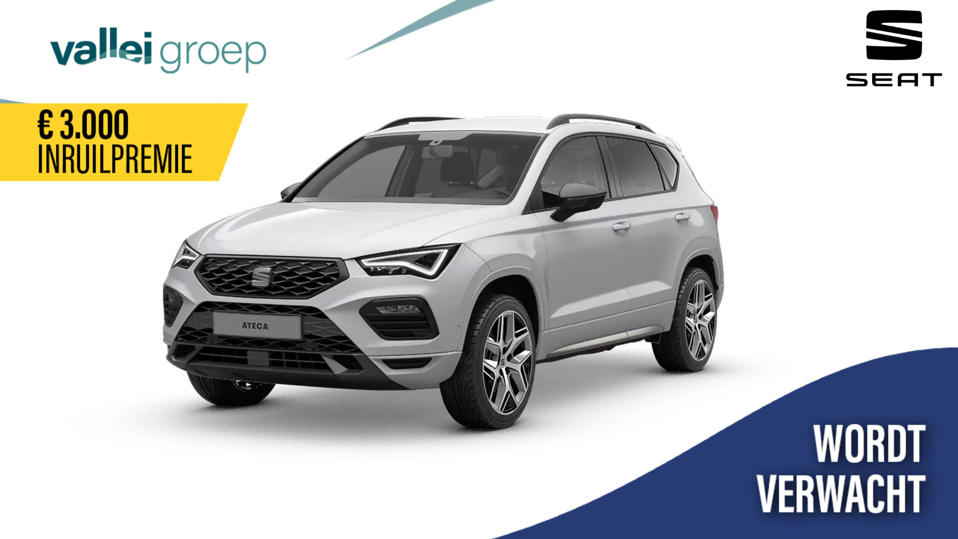 SEAT Ateca FR Business Intense 1.5 TSI 110 kW / 150 pk DSG | Camera | Full LED | Stoelverwarming | Side Assist | Keyless | 19 inch