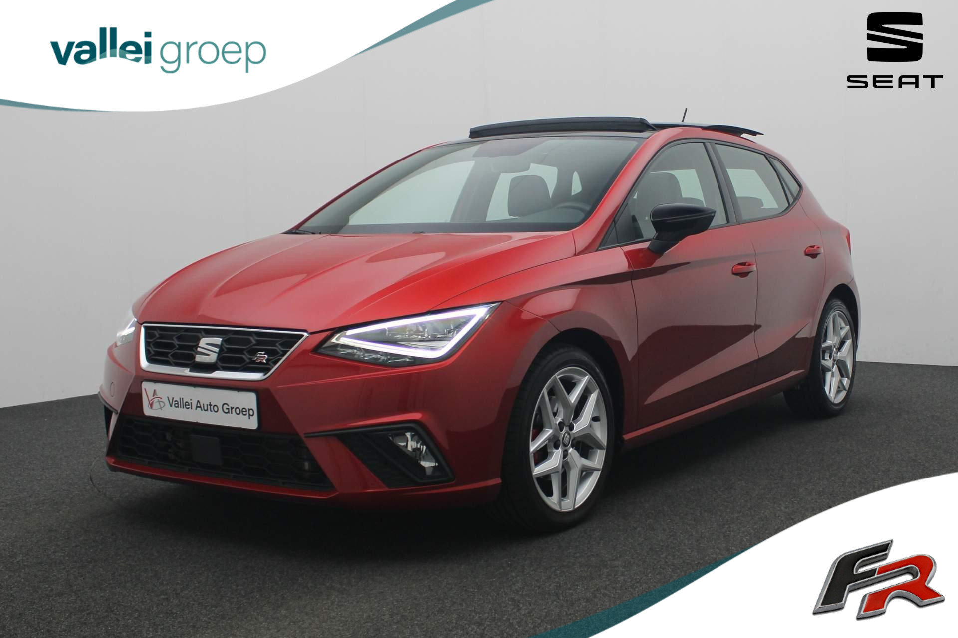 SEAT Ibiza 1.0 TSI 110PK DSG FR | Pano | Adaptief onderstel | Keyless | BEATS audio | Navi | Full LED | ACC | 17 inch | Leder/alcantara