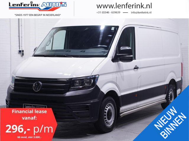 Volkswagen Crafter 2.0 TDI L3H3 Navi, Camera, va 296,- p/mnd Airco, PDC V+A, Sidebars, Laadruimte Pakket, 3-Zits