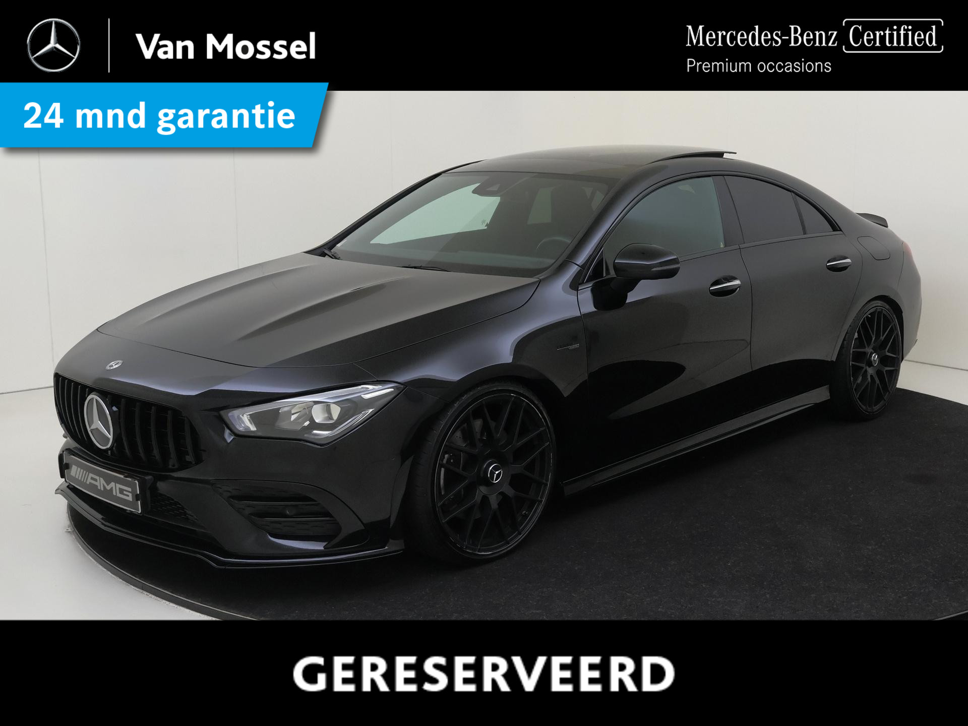 Mercedes-Benz CLA 250 4MATIC Premium Plus / CLA 45 uitgevoerd / Eventuri / Panorama Dak / Nightpakket / Keyless / Parkeer Camera /