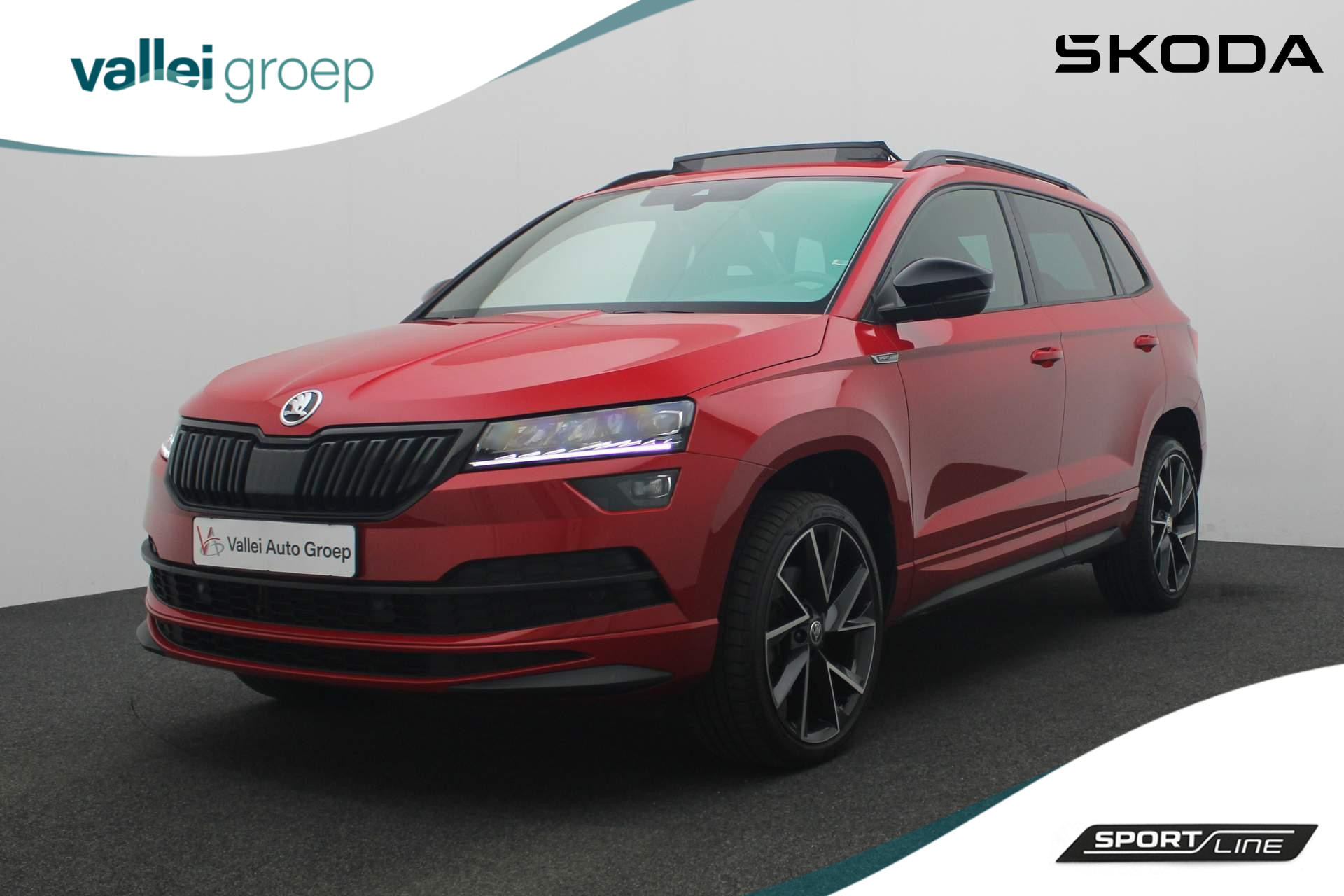 Škoda Karoq 1.5 TSI 150PK DSG ACT Sportline Business | Pano | Keyless | Navi | 19 inch | Camera | Full LED | ACC