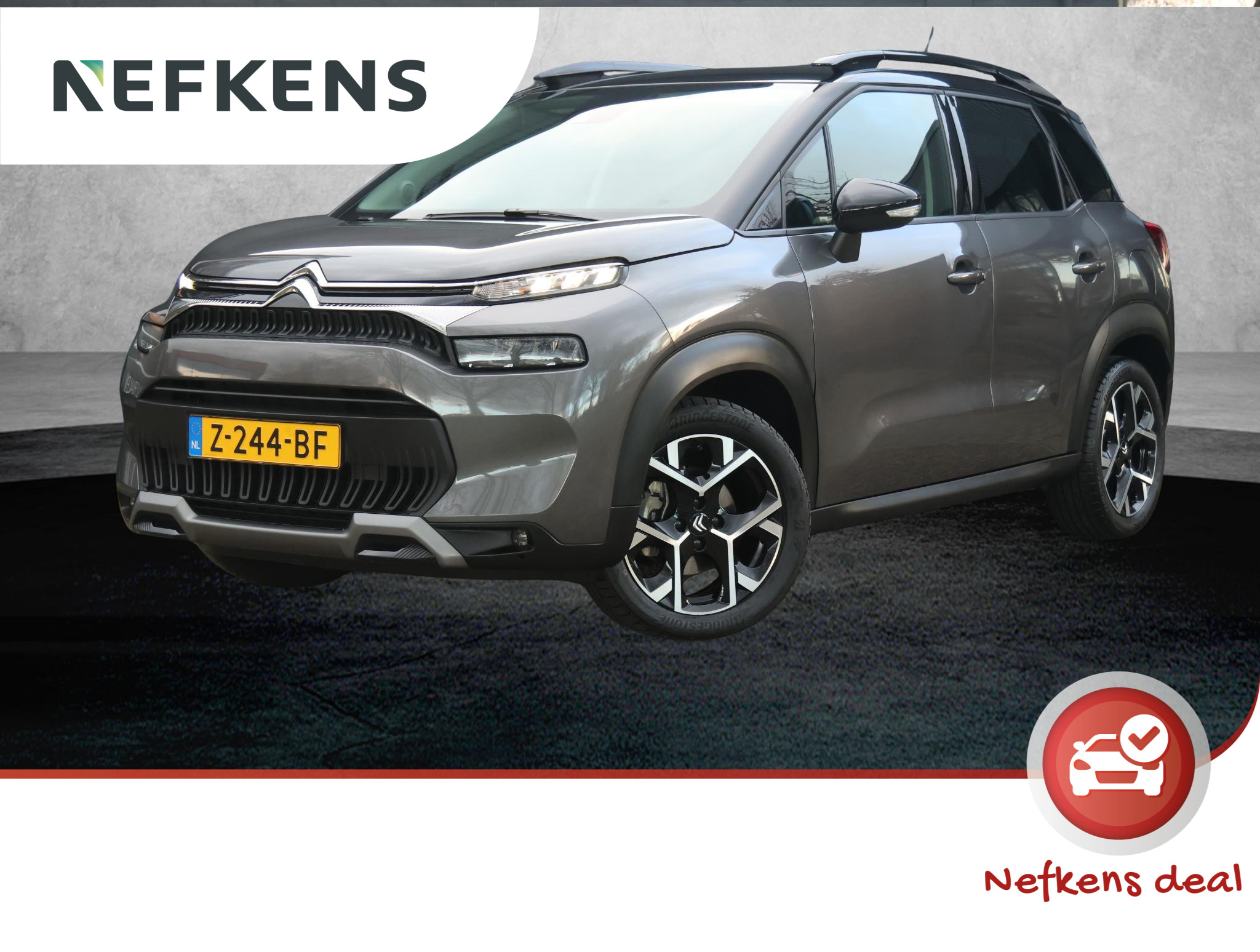 Citroën C3 Aircross 1.2 110PK Max (1ste eig./Camera/Keyless/Climaat/17Inch/PDC/NAV.)