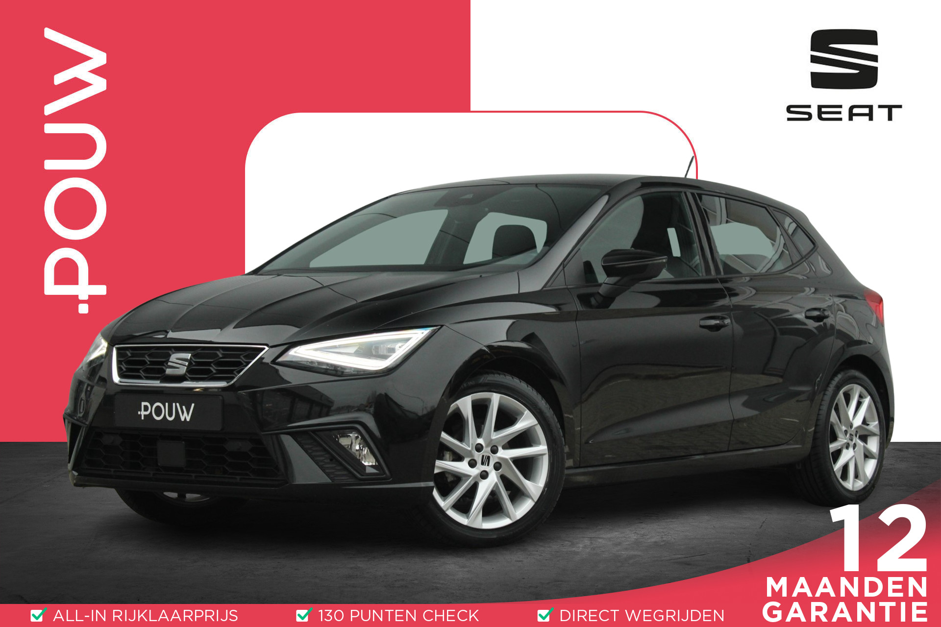 SEAT Ibiza 1.0 EcoTSI 95pk FR |  Apple Carplay/Android Auto | 17" Velgen