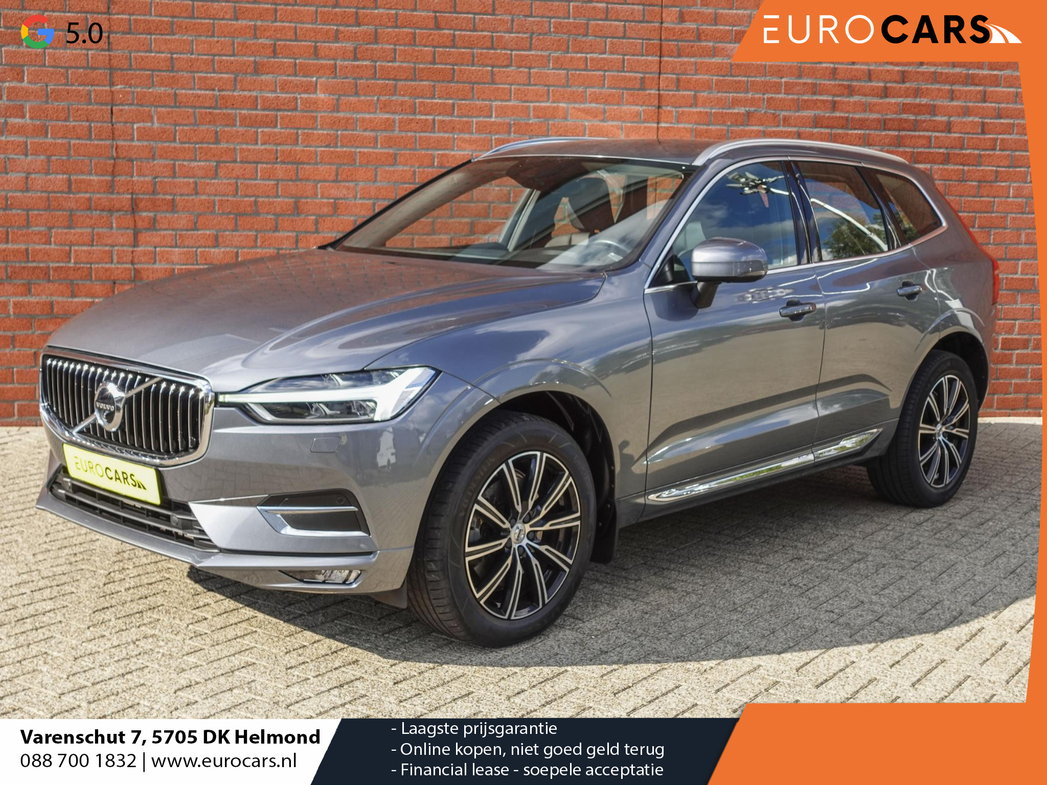 Volvo XC60 2.0 T5 250pk Automaat Inscription Navigatie Leder Climate control Camera 360 Parkeersensoren voor en achter LED Cruise Control