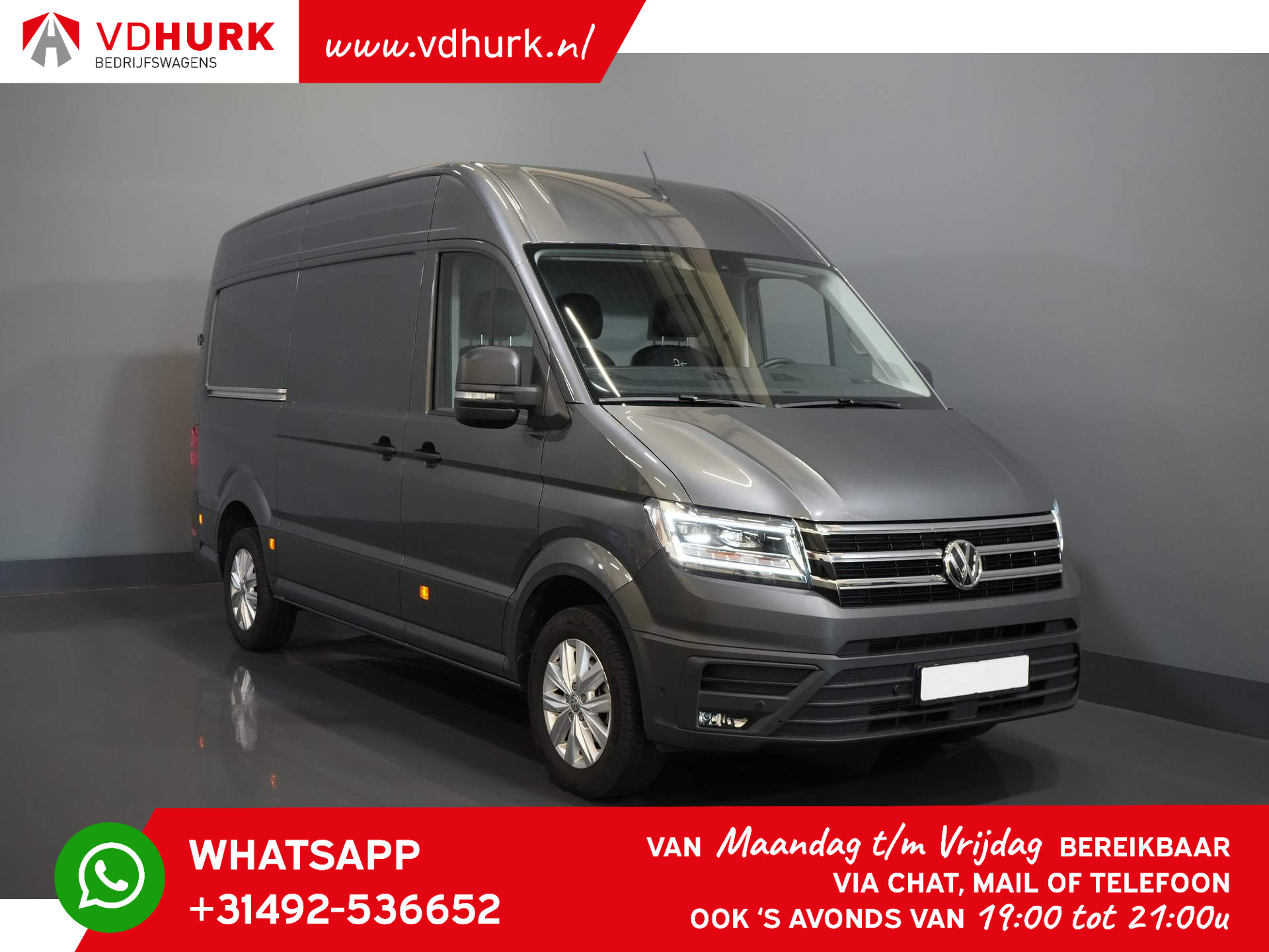 Volkswagen Crafter 35 2.0 TDI 140pk DSG Aut. L3H3 75 EDITION Leder/ Adapt. Cruise/ LED/ Stuurverw./ Camera/ Gev. stoel/ Carplay/ PDC