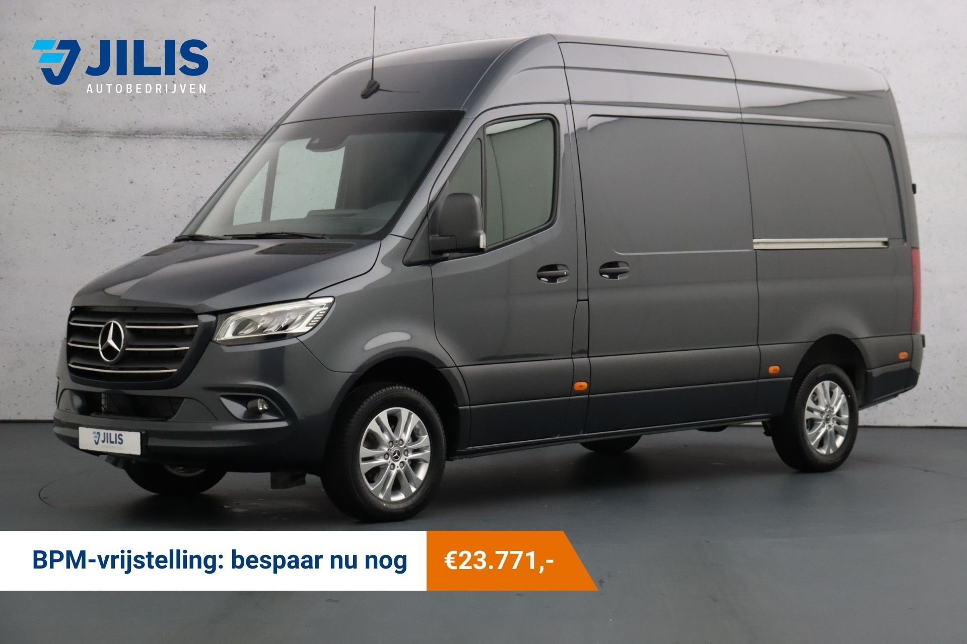 Mercedes-Benz Sprinter 319 | L2H2 | 2x Schuifdeur | Leder | LED | Camera | Navigatie | Apple carplay