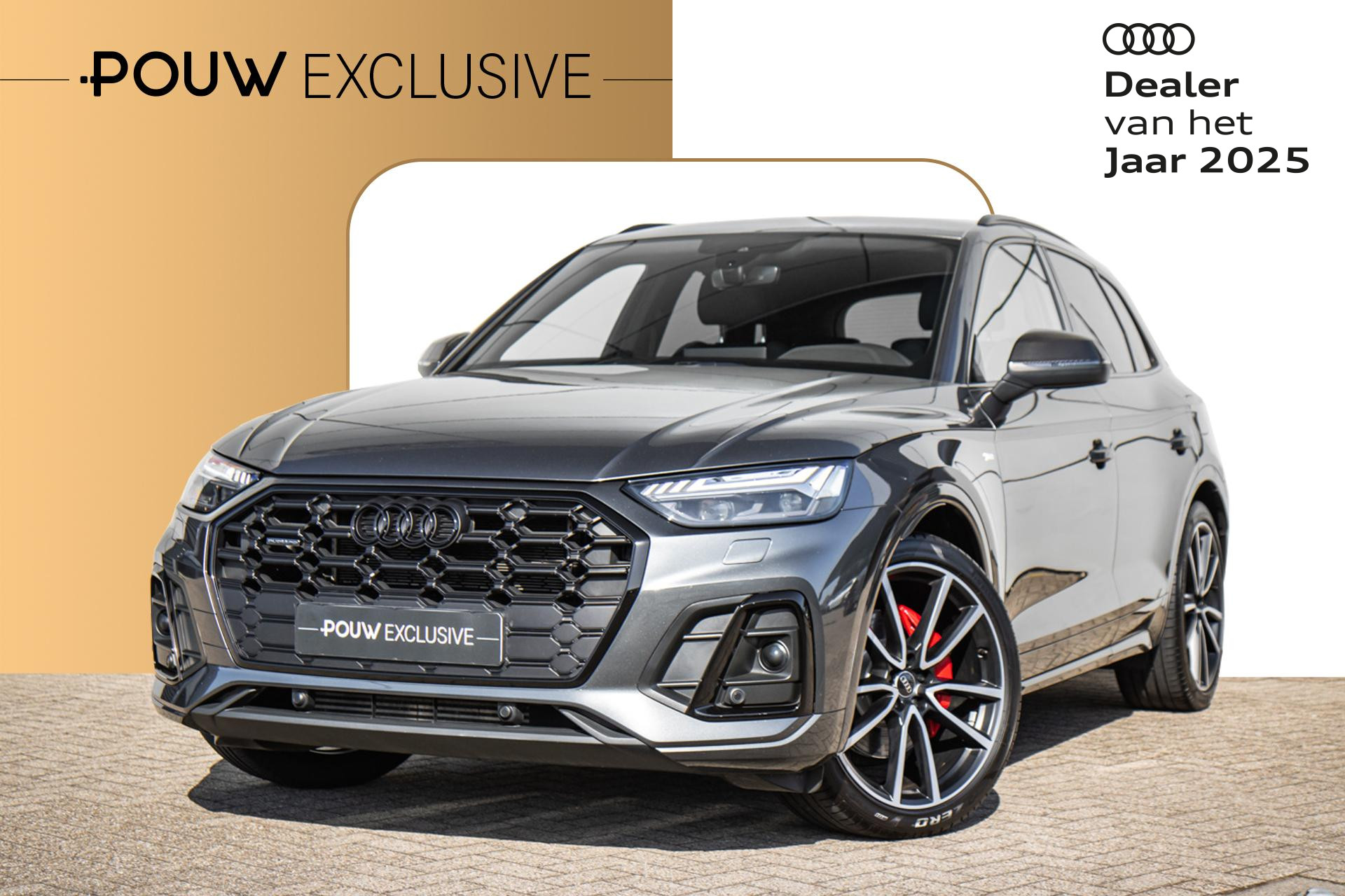 Audi Q5 50 TFSI e 299pk S Edition | 21'' LM Velgen | Carbon Spiegels | Luchtvering | Adaptive Cruise