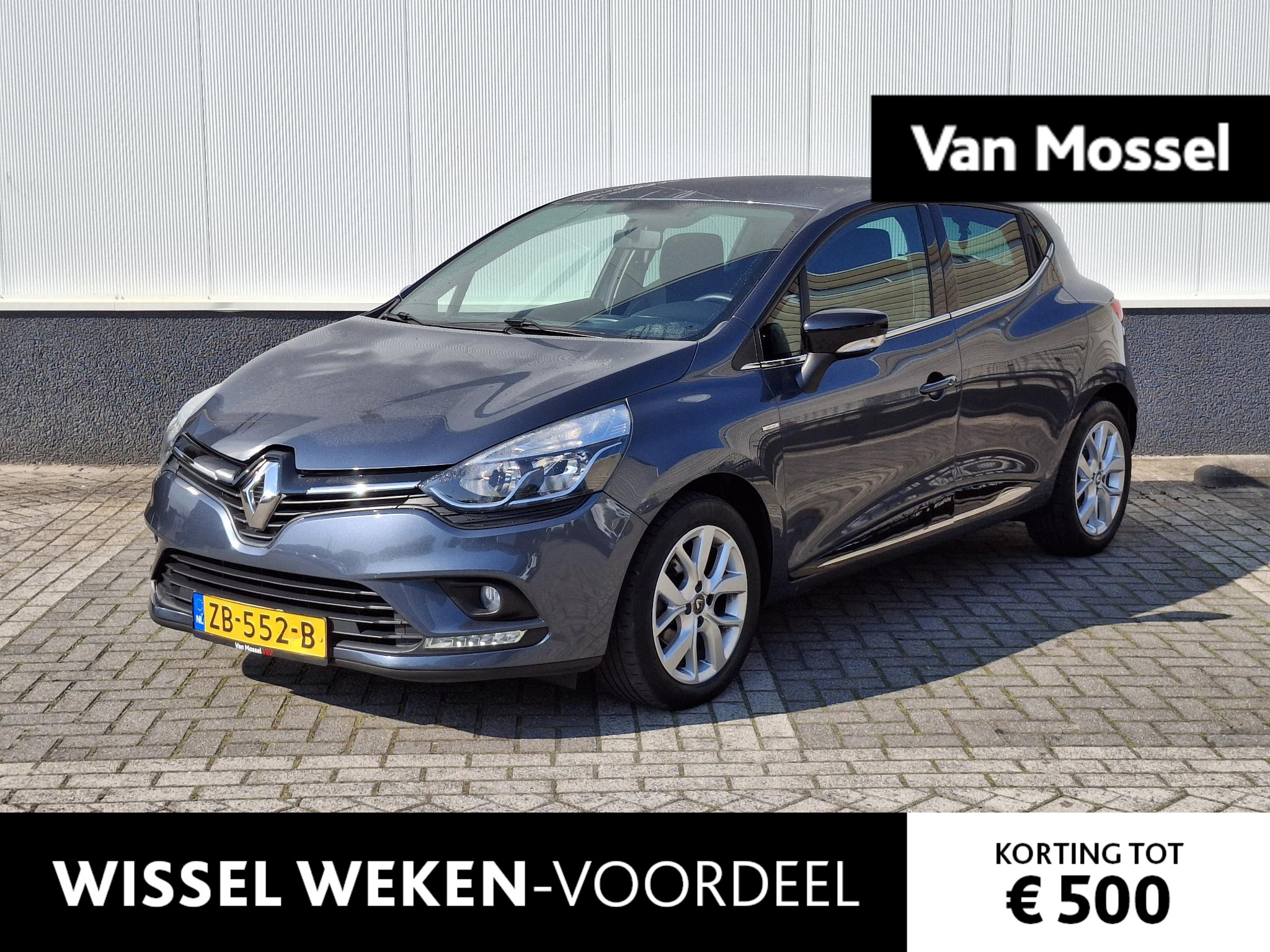 Renault Clio 0.9 TCe Limited | Navigatie | Airco | Parkeersensoren achter | Cruise Control | Bluetooth | Lichtmetalen velgen 16"