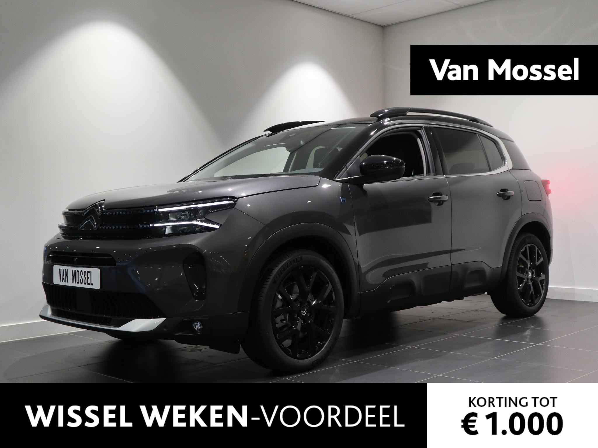 Citroën C5 Aircross Hybrid Max - VAN MOSSEL VOORRAADVOORDEEL - NAVI - CARPLAY - LEDER