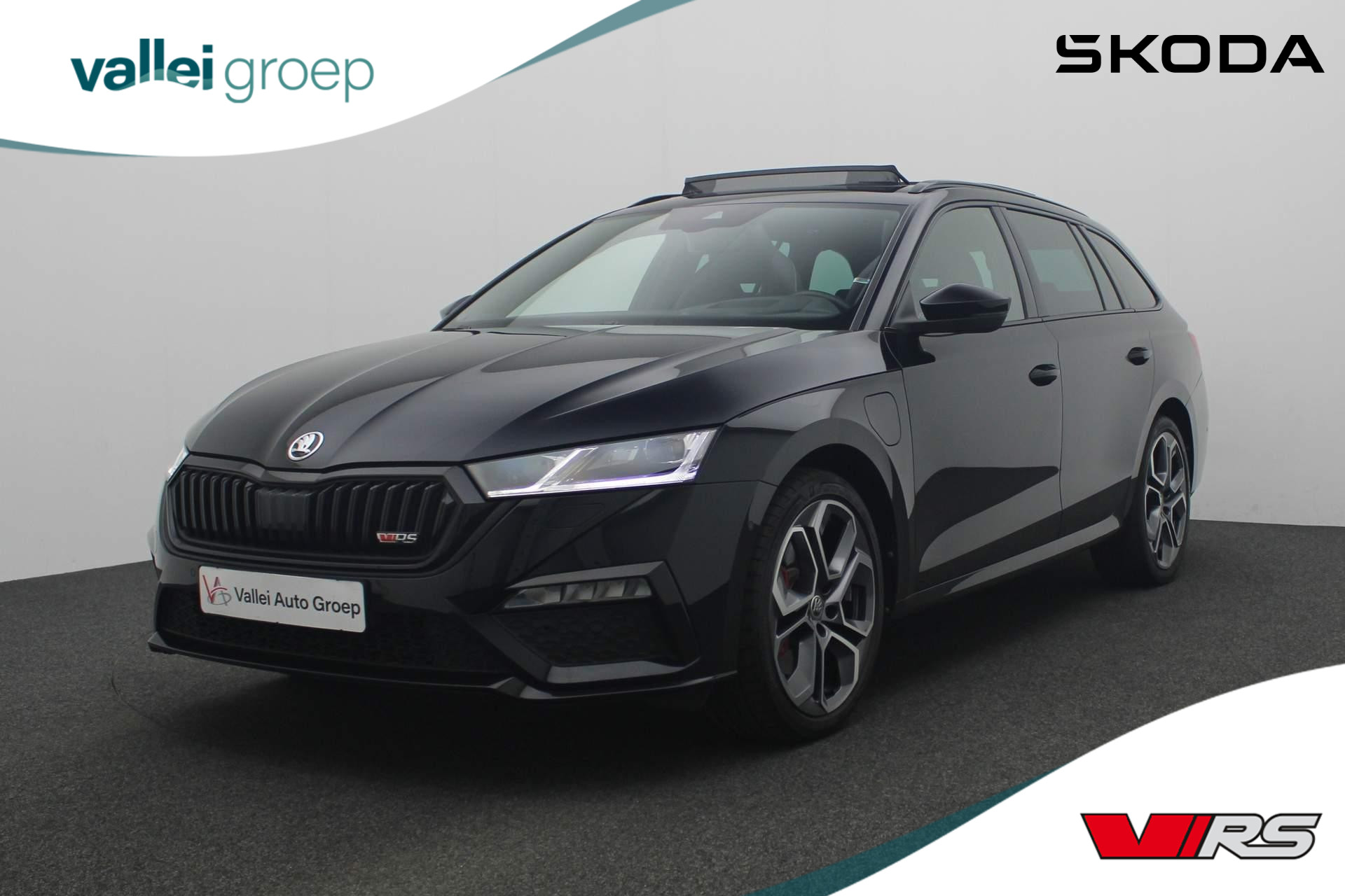 Škoda Octavia Combi 1.4 TSI 245PK DSG RS iV PHEV Business | Pano | Adaptief onderstel | Elektr. voorstoelen met geheugen | Matrix LED | Keyless | 19 inch | Camera | HUD