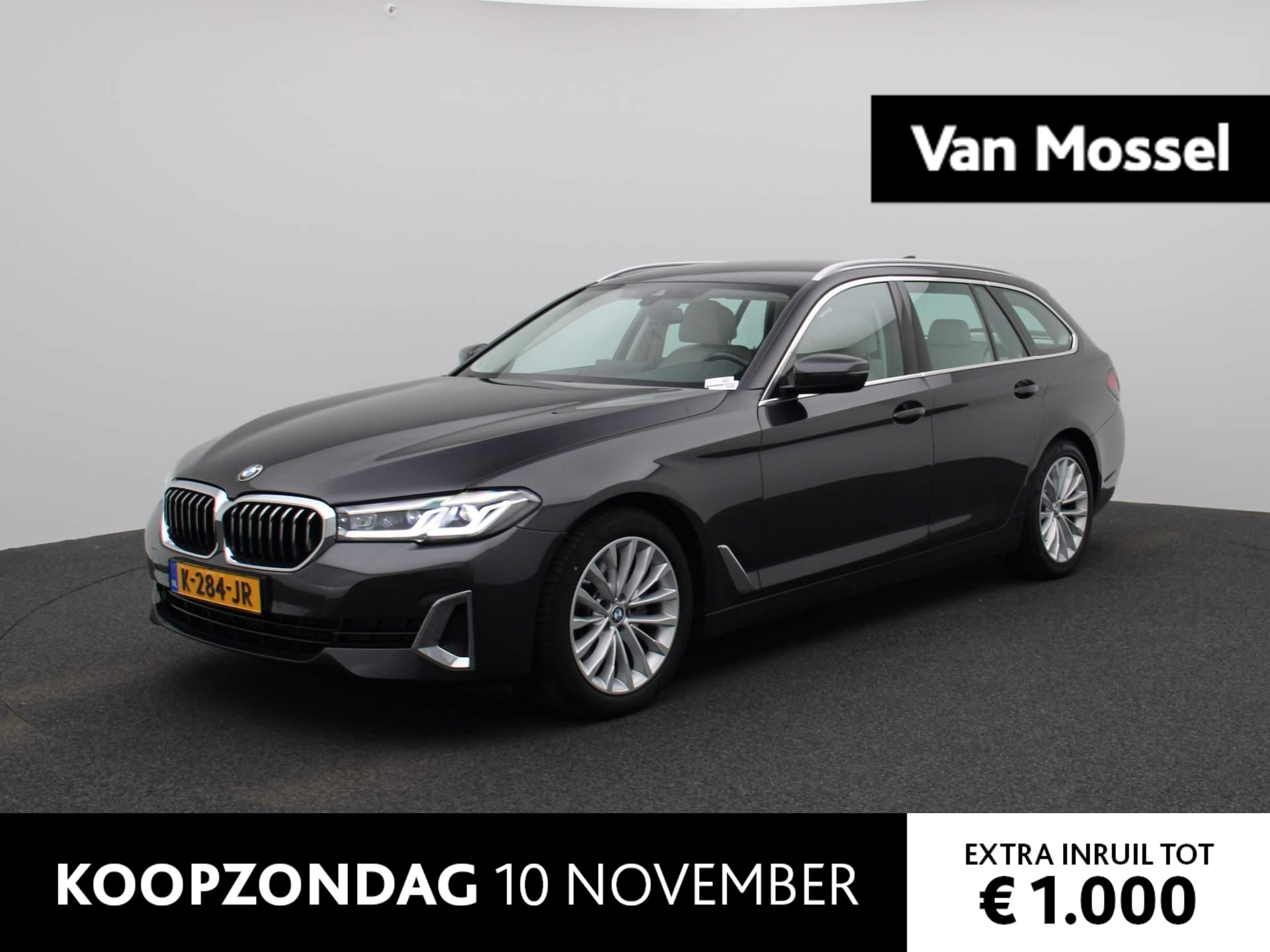 BMW 5 Serie Touring 520i High Executive Edition | Leder | Navigatie | Clima | Parkeersensoren | Lichtmetalen Velgen | LED |