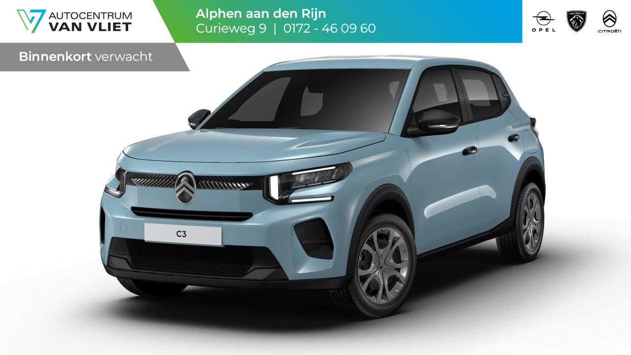 Citroën C3 1.2 Turbo You | Airco | Parkeersensoren achter | Bluetooth | Nieuw model!