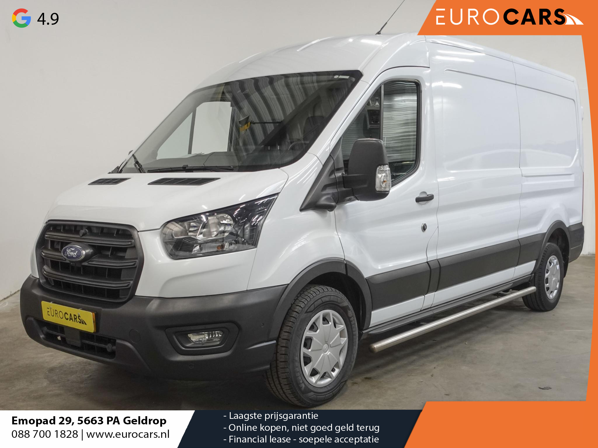 Ford Transit 330 2.0 TDCI L3H2 Trend Airco Adaptive Cruise Control Navigatie Trekhaak