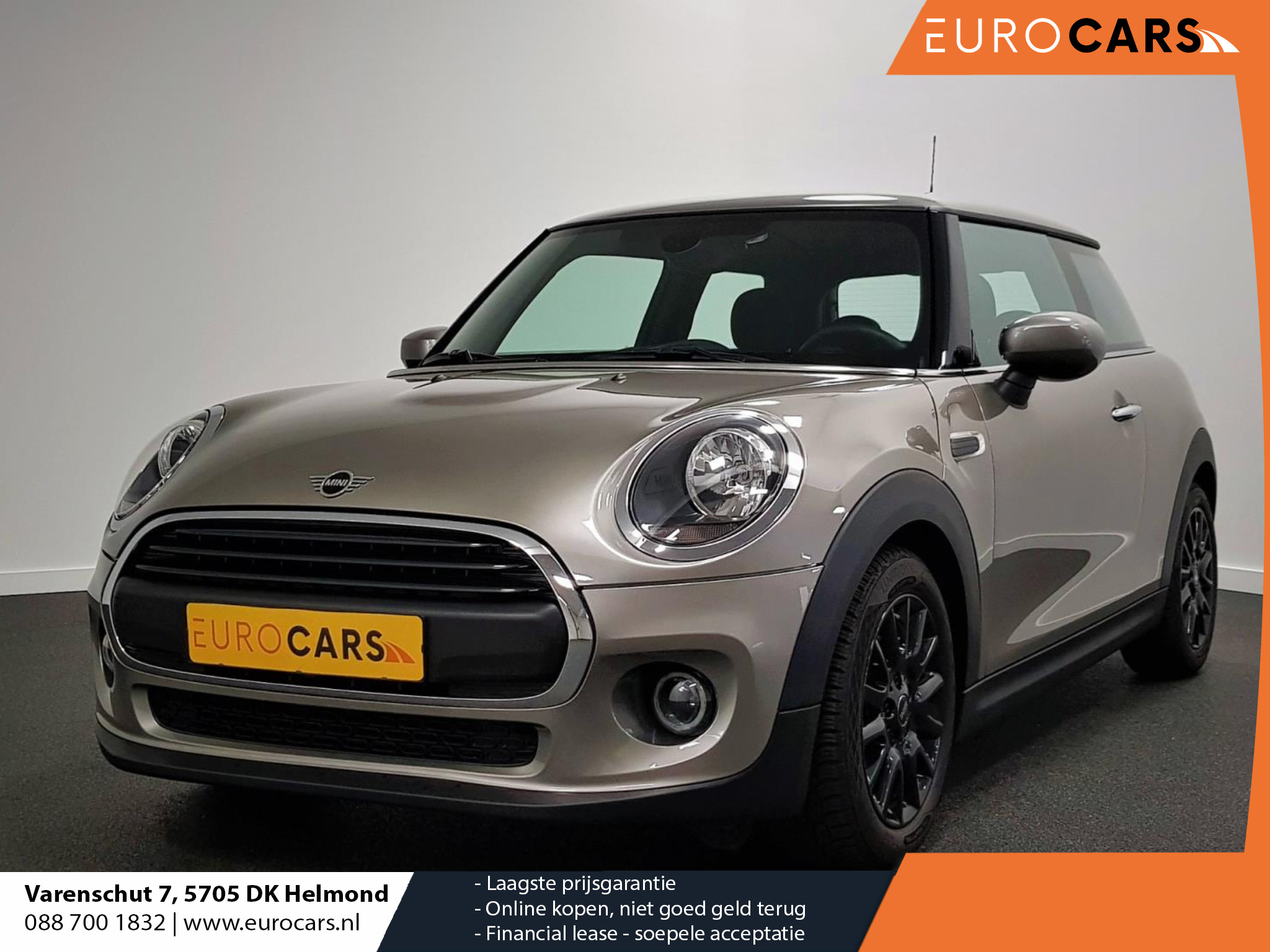 MINI One Mini 1.5 102pk Automaat Airco Parkeersensoren 16"lichtmetalen velgen Stoelverwarming