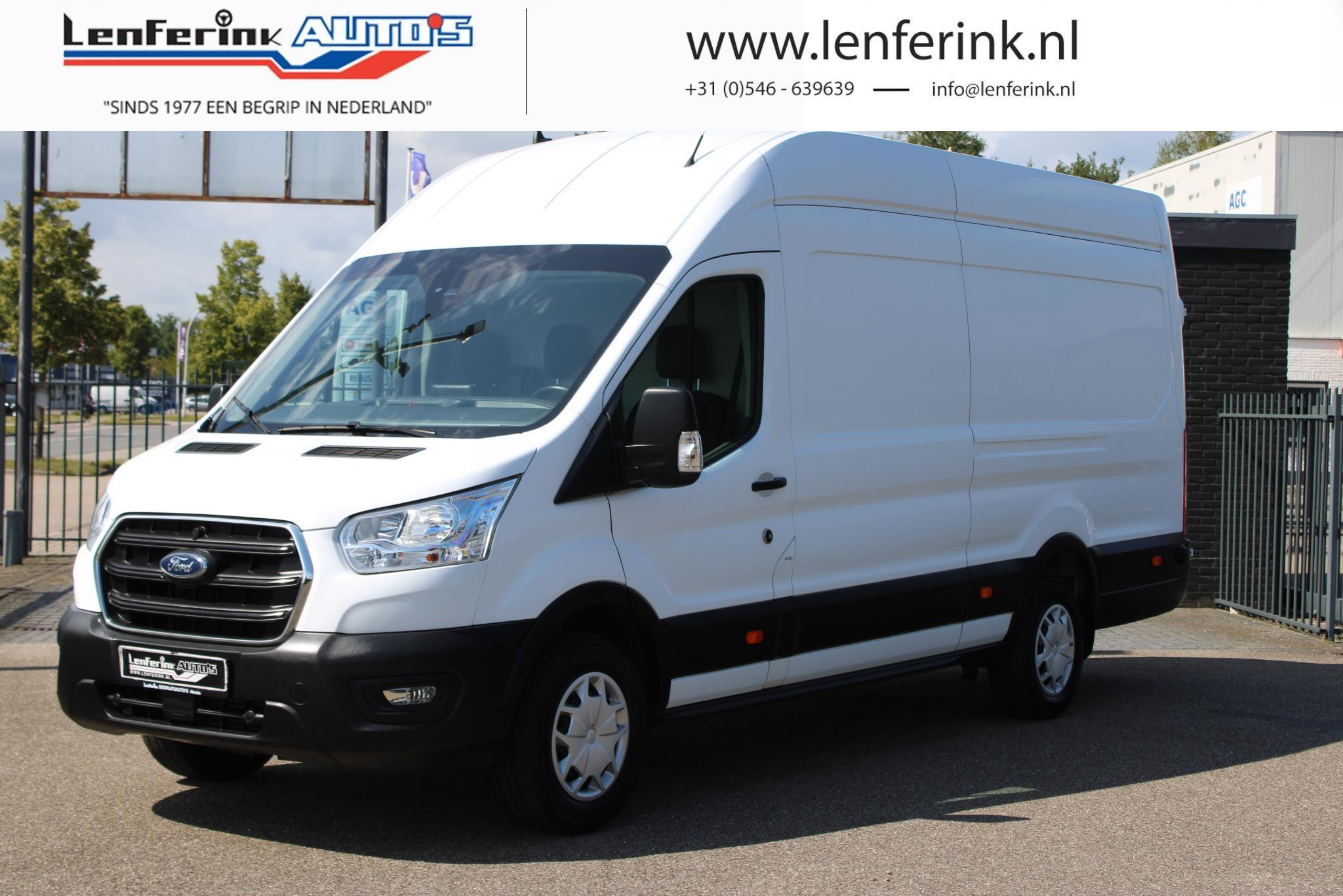 Ford Transit 2.0 TDCI 130 pk L4H3 Navi, Camera va 259,- p/mnd 270 Graden Deuren, Lane Assist, PDC V+A, 3-Zits