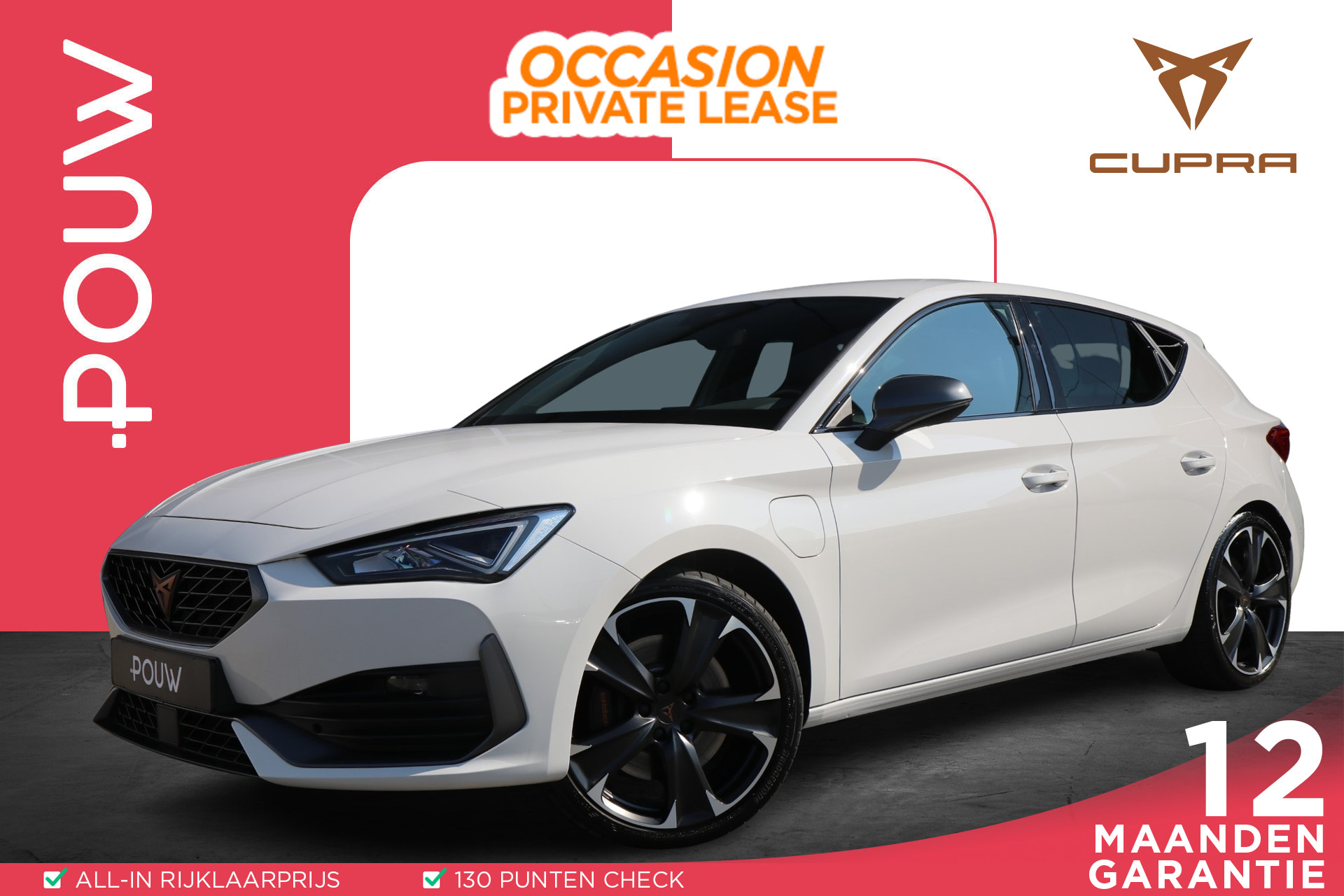 CUPRA Leon 1.4 e-Hybrid 245pk DSG VZ | SoH 99% | Navigatie | Parkeersensoren Achter | 19" Velgen