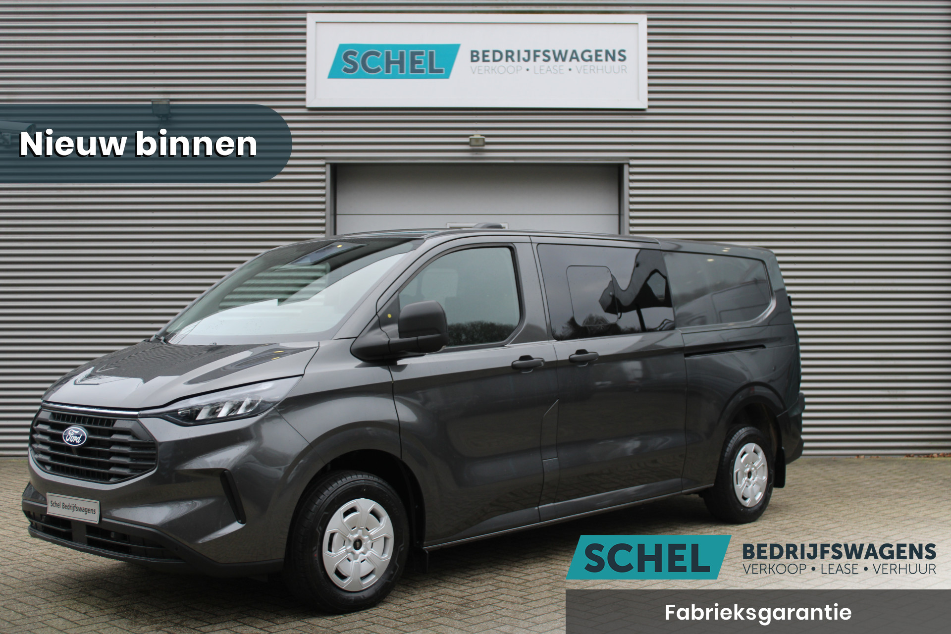 Ford Transit Custom 320 2.0 TDCI L2H1 Trend DC 136pk - 2x Schuifdeur - Carplay - Android - Camera - Verwarmd stuur - Trekhaak - LED koplampen - Stoelverwarming - Rijklaar