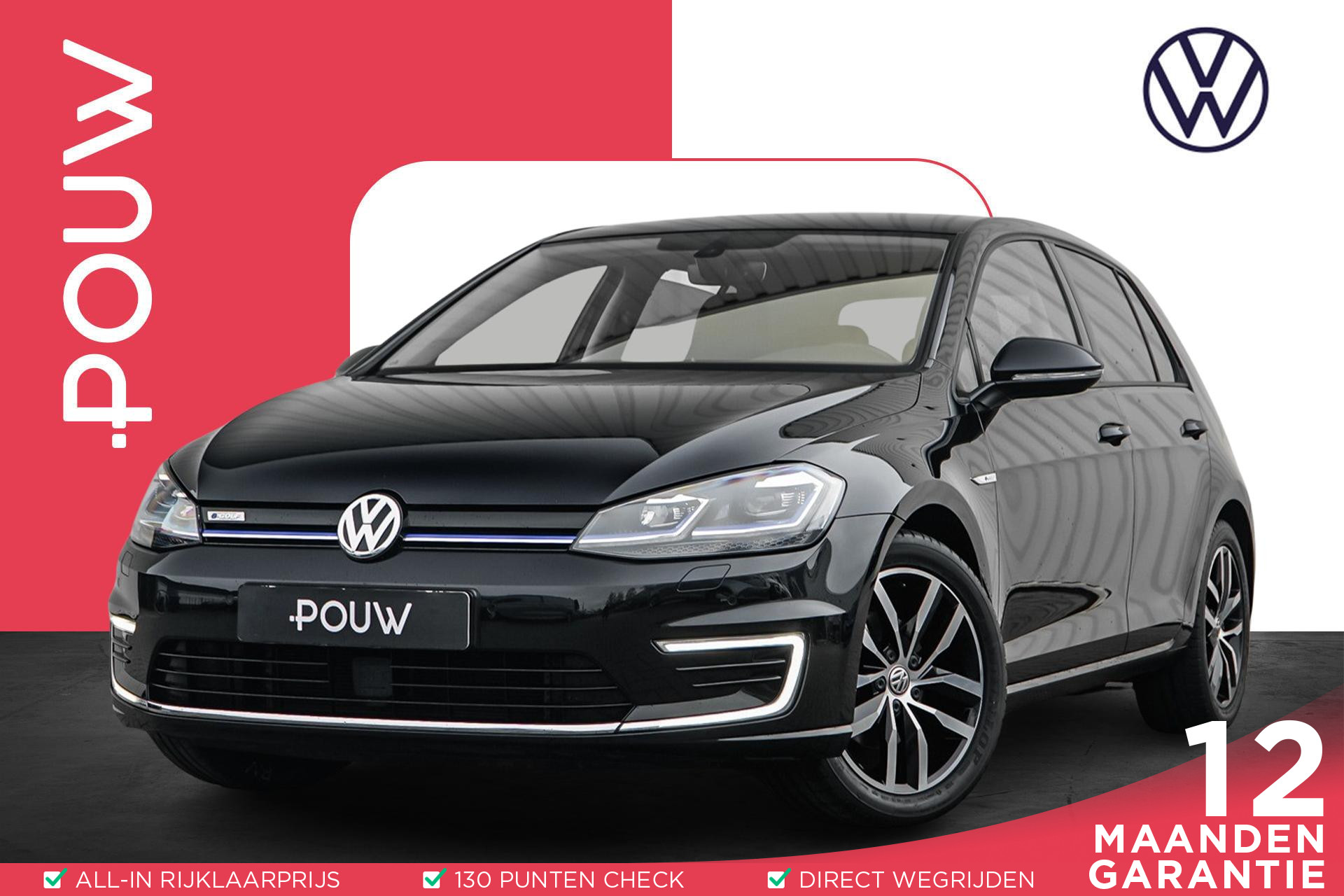 Volkswagen e-Golf 136pk E-DITION | Leder | Navigatie | Adaptive Cruise