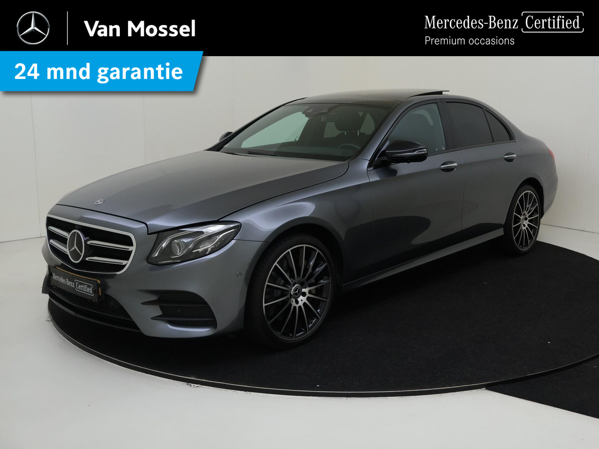 Mercedes-Benz E-Klasse 350 Sport Edition / AMG/ Night/ 20 inch/ Panoramadak/ AIRMATIC/ DISTRONIC/ Burmester/ Memory