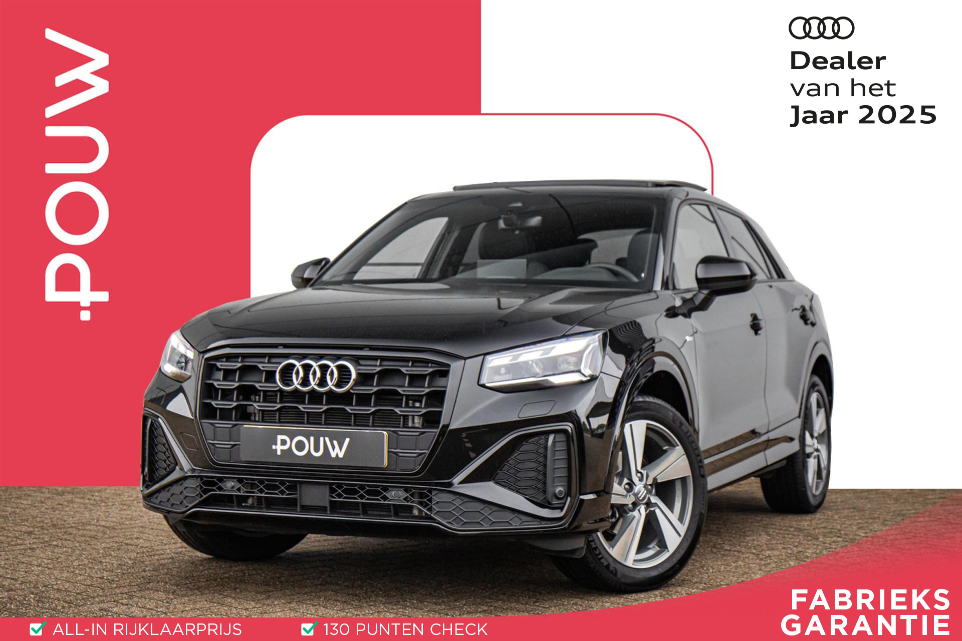 Audi Q2 35 TFSI 150pk S-tronic S Edition | Panoramadak | 18" LM Velgen | Apple Carplay / Android Auto | Stoelverwarming