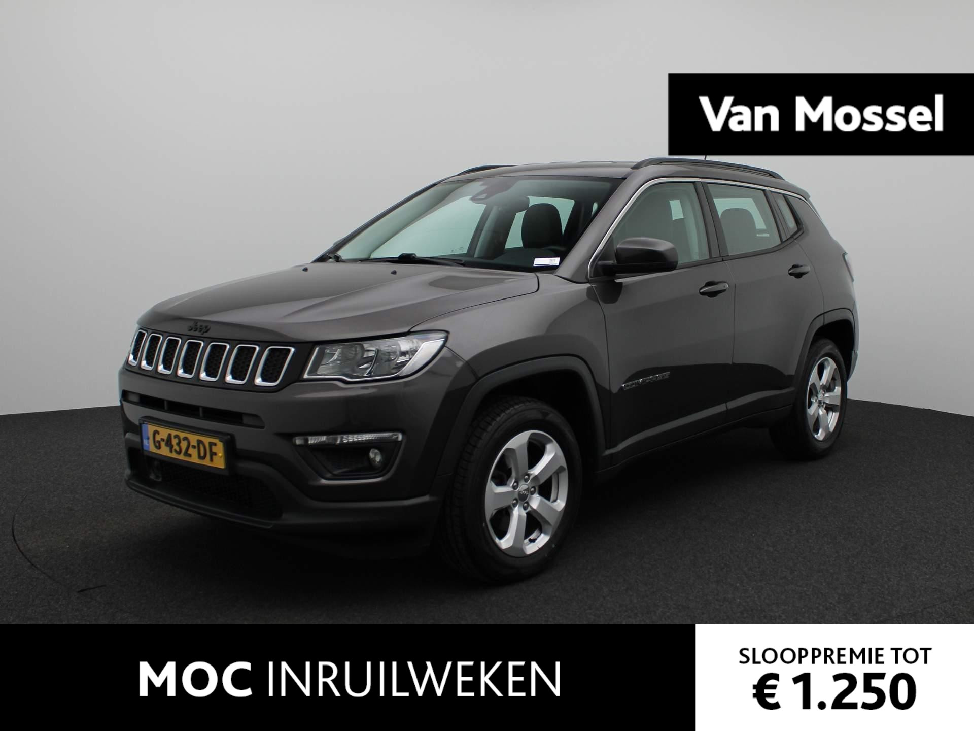 Jeep Compass 1.4 MultiAir Longitude | ACHTERUITRIJCAMERA | HALF LEDER | NAVIGATIE | LED DAGRIJVERLICHTING | LANE ASSIST |