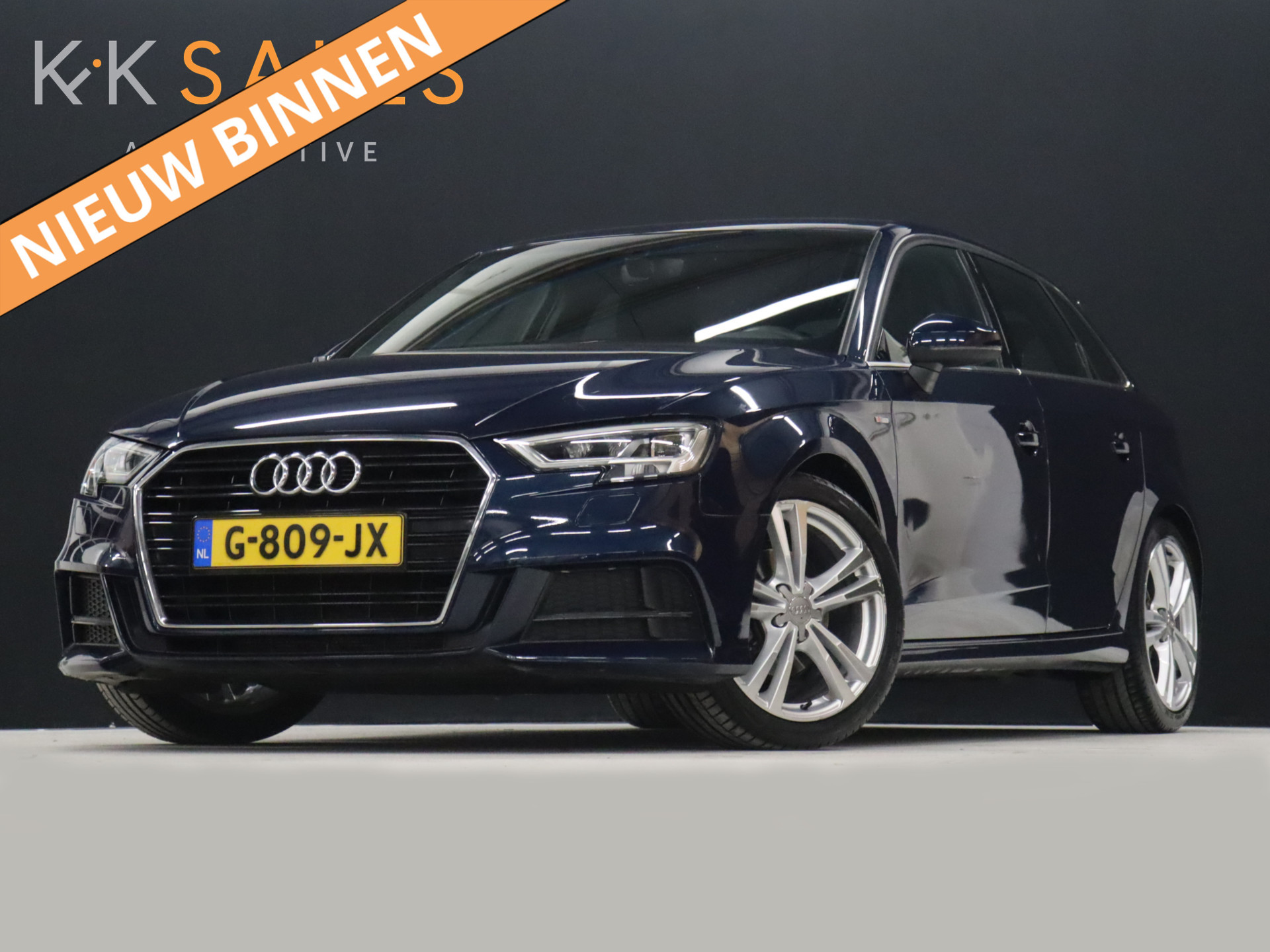 Audi A3 Sportback 35 TFSI CoD Sport S-Line [DIGITAL DASHBOARD, VLAK STUUR, 3X S-LINE, LED, DAB, NAVIGATIE, NIEUWSTAAT]