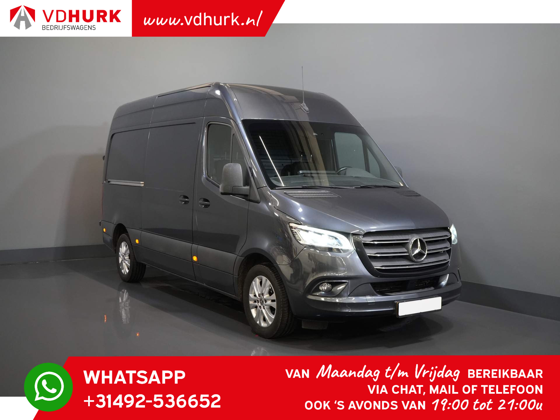 Mercedes-Benz Sprinter 316 2.2 CDI L2H2 3.5t Trekverm./10,25" MBUX/ LED/ LMV/ Gev.stoel/ Climate/ Stoelverw./ Navi/ Camera/ Cruise