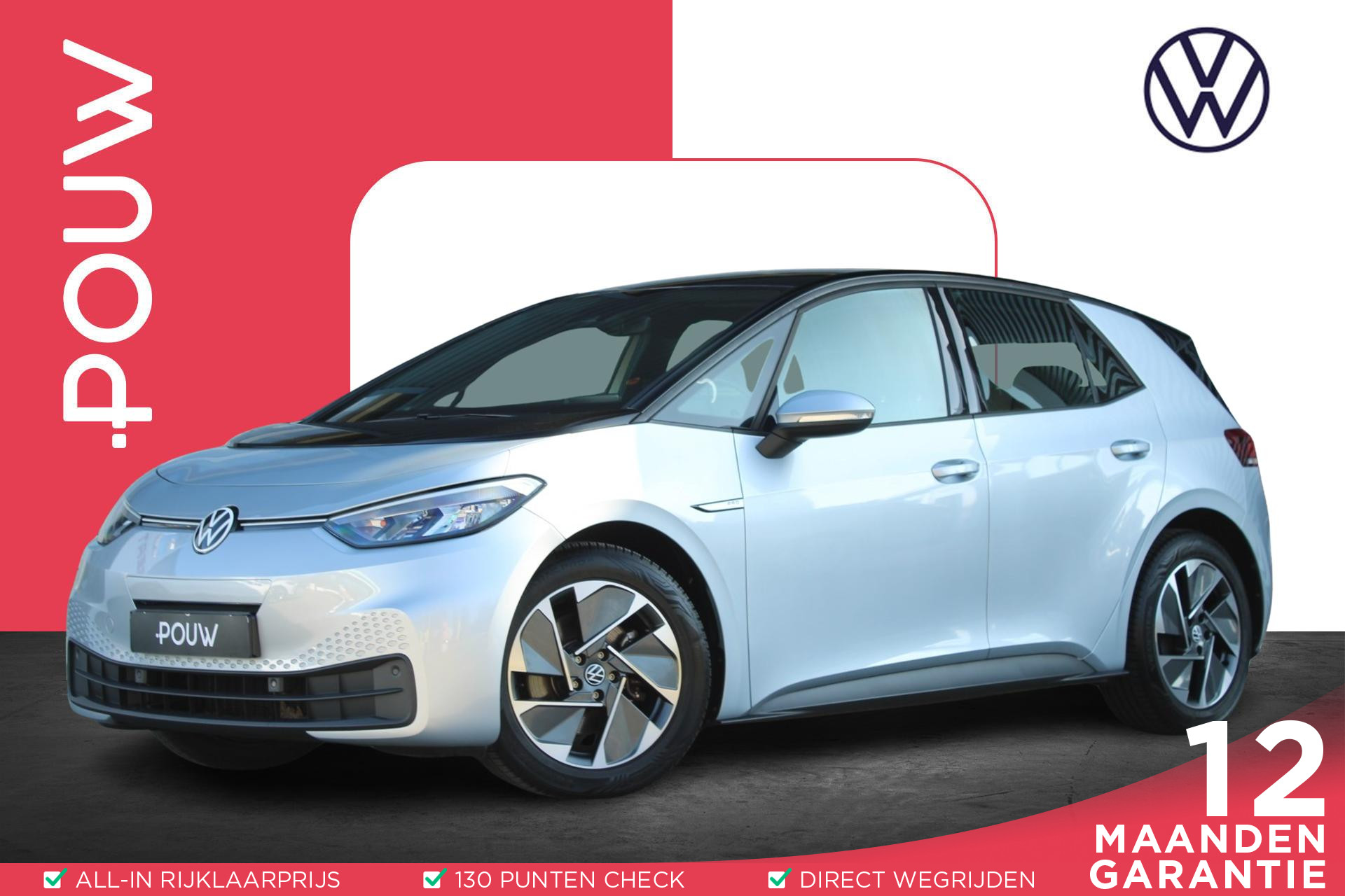 Volkswagen ID.3 Pro 145pk 58 kWh | 18" LM Velgen | Stuurverwarming | Stoelverwarming | PDC | Navigatie