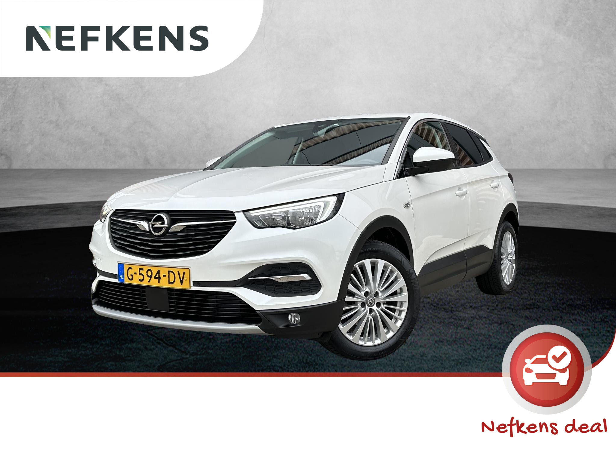 Opel Grandland X 130pk Turbo Innovation (1ste eig. | Camera | Electr.klep | Keyless | GOED onderh.! |18"LMV | Dodehoekdetectie)