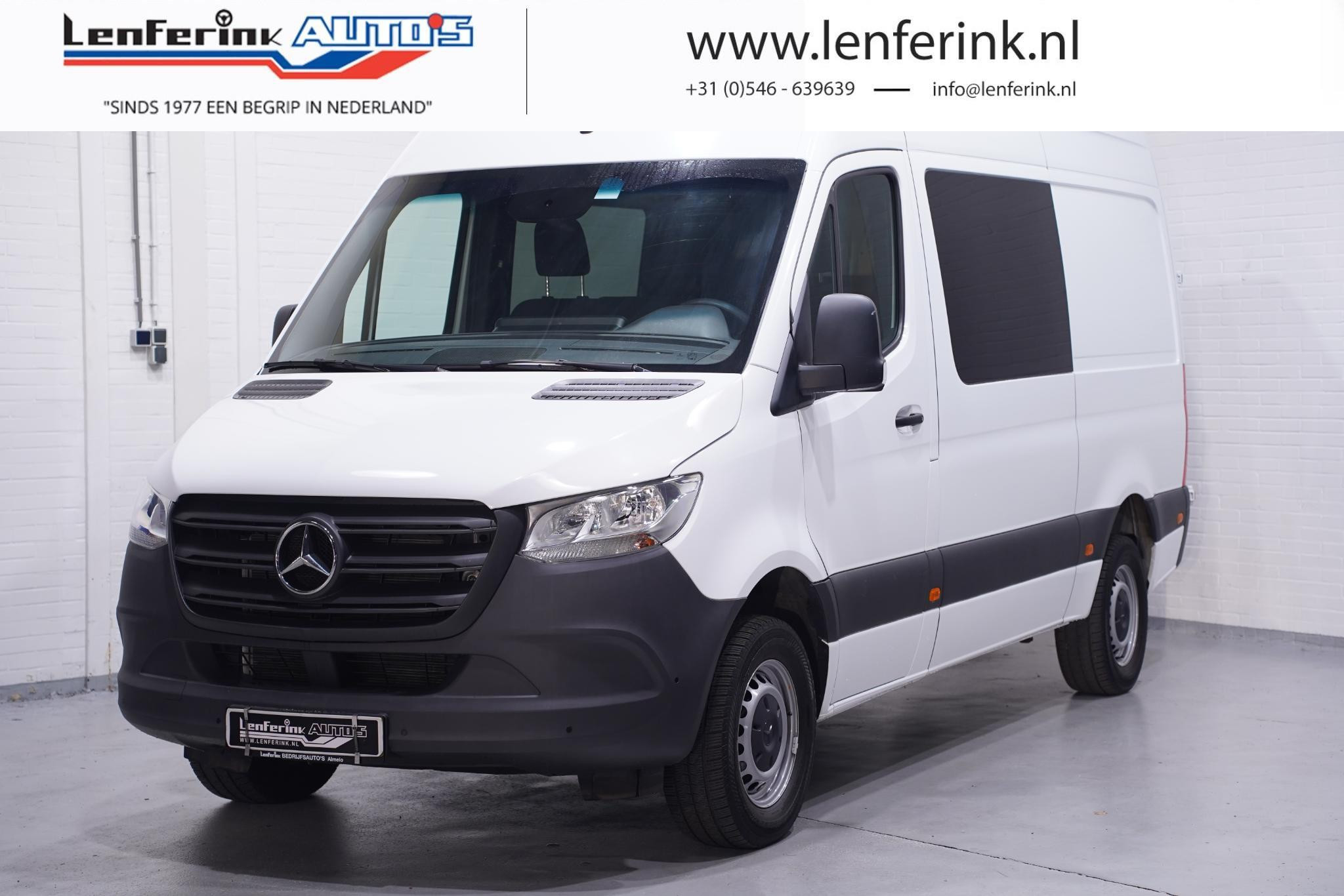 Mercedes-Benz Sprinter 317 CDI 170 pk Dubbel Cabine L2H2 Trekhaak MBux met Apple Carplay, Camera, PDC V+A, 6-Zits