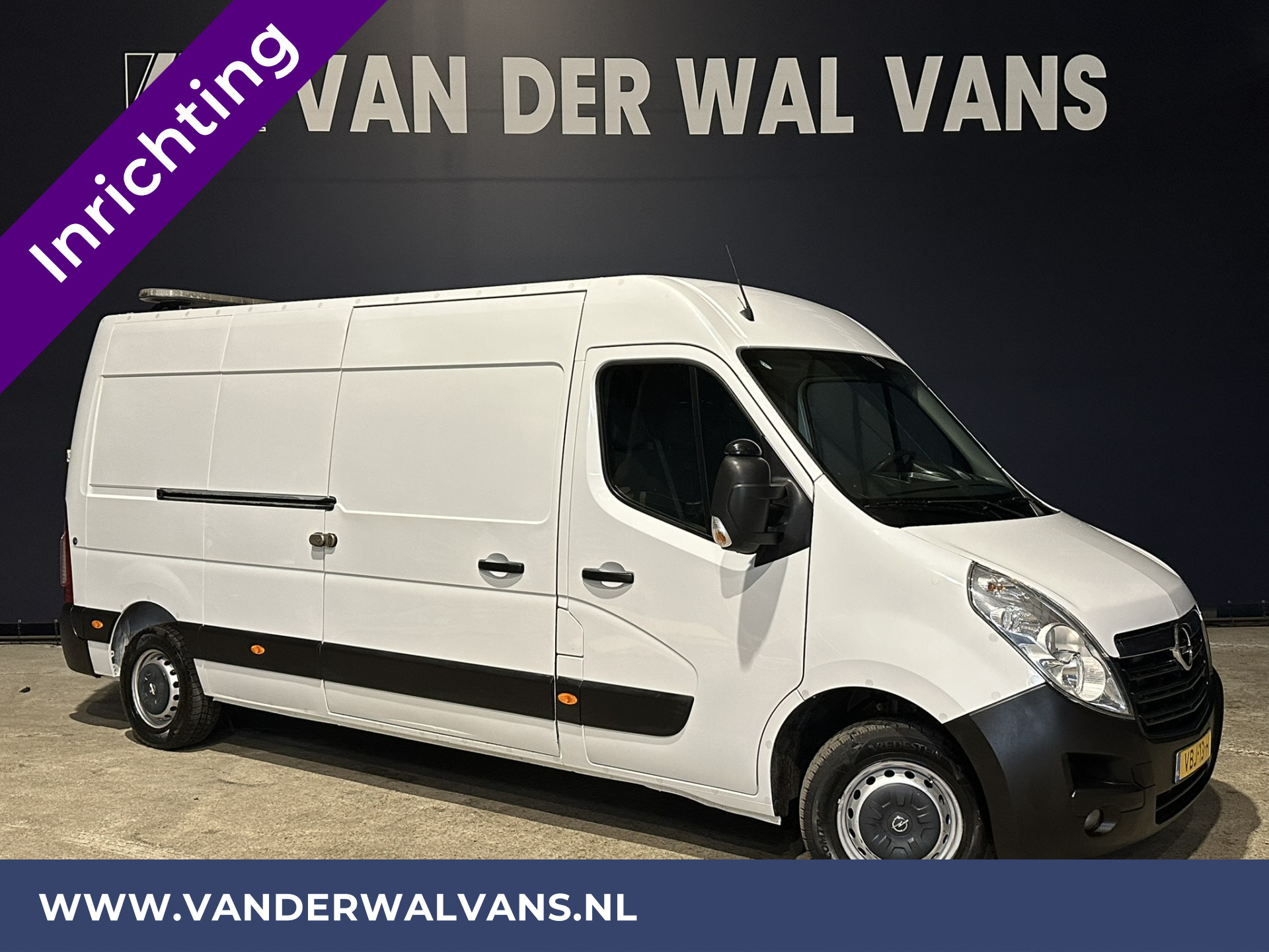 Opel Movano 2.3 CDTI 146pk L3H2 inrichting Euro6 Airco | Omvormer | Camera | Navigatie | Cruisecontrol Trekhaak, Parkeersensoren, Bijrijdersbank