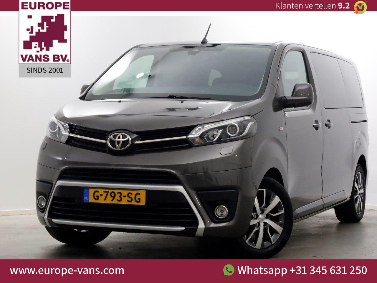 Toyota ProAce Verso 1.5 D-4D 120pk M Personenbus 8-Persoons € 24.950,- ex/ex 01-2020