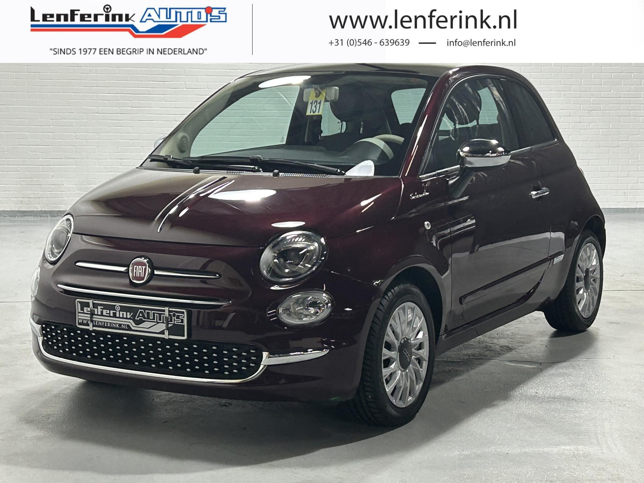 Fiat 500 1.0 Hybrid Dolcevita Leder Panodak PDC Airco Cruise USB Apple Carplay