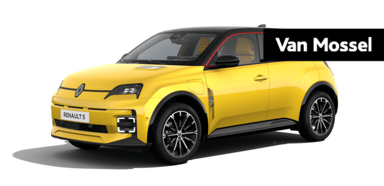 Renault 5 comfort range iconic cinq 52 kWh | ! Beschikbaar voor proefritten ! | Pack Safety & Advanced Driving Assist | Harman Kardon Audio | Camera | Draadloze Smartphonelader | 18" LMV 'Chrono' | LED Pure Vision | Android Automotive