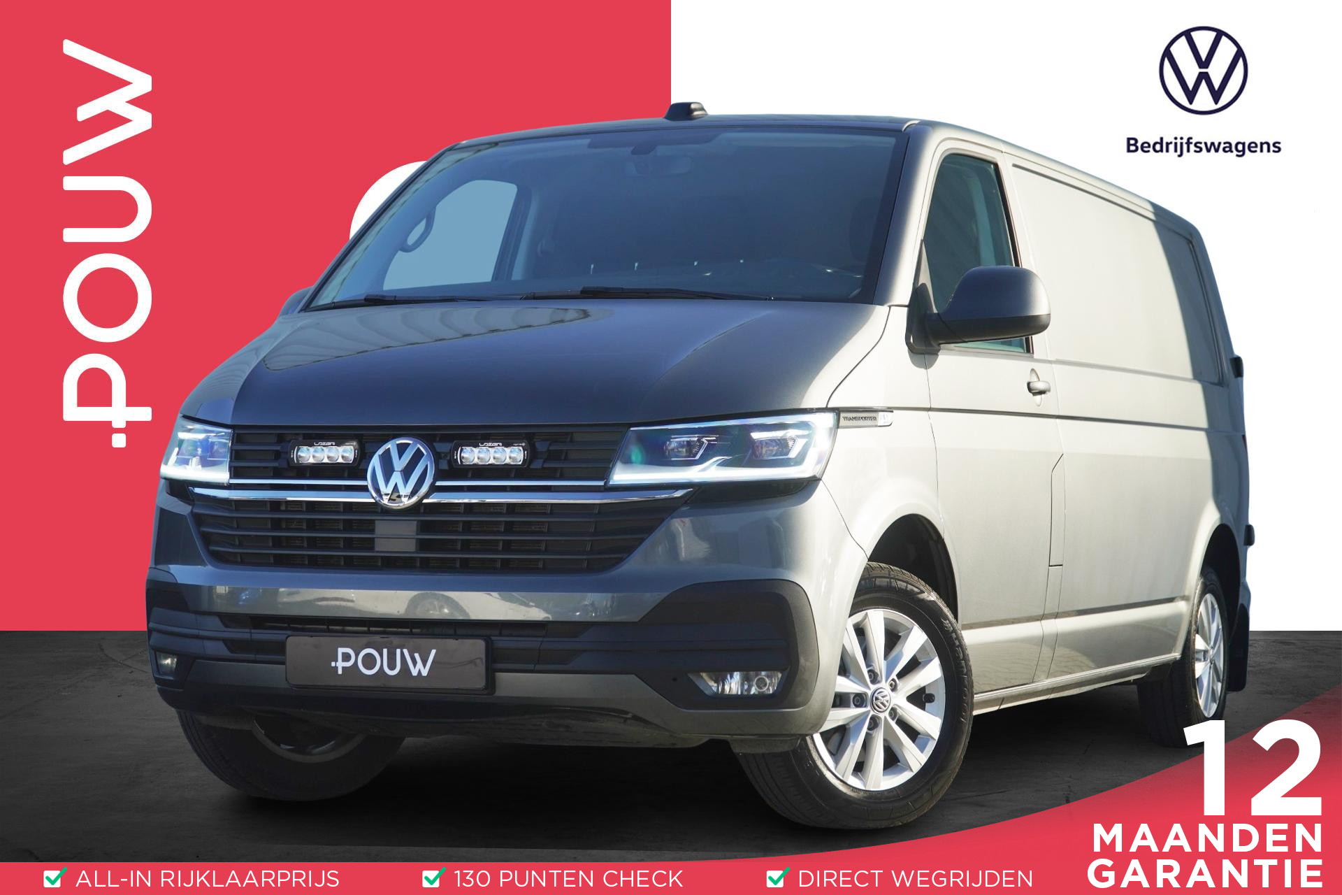 Volkswagen Transporter 2.0 TDI 150pk DSG L2H1 30 Comfortline | Cruise Control Adaptief | Standkachel | Trekhaak