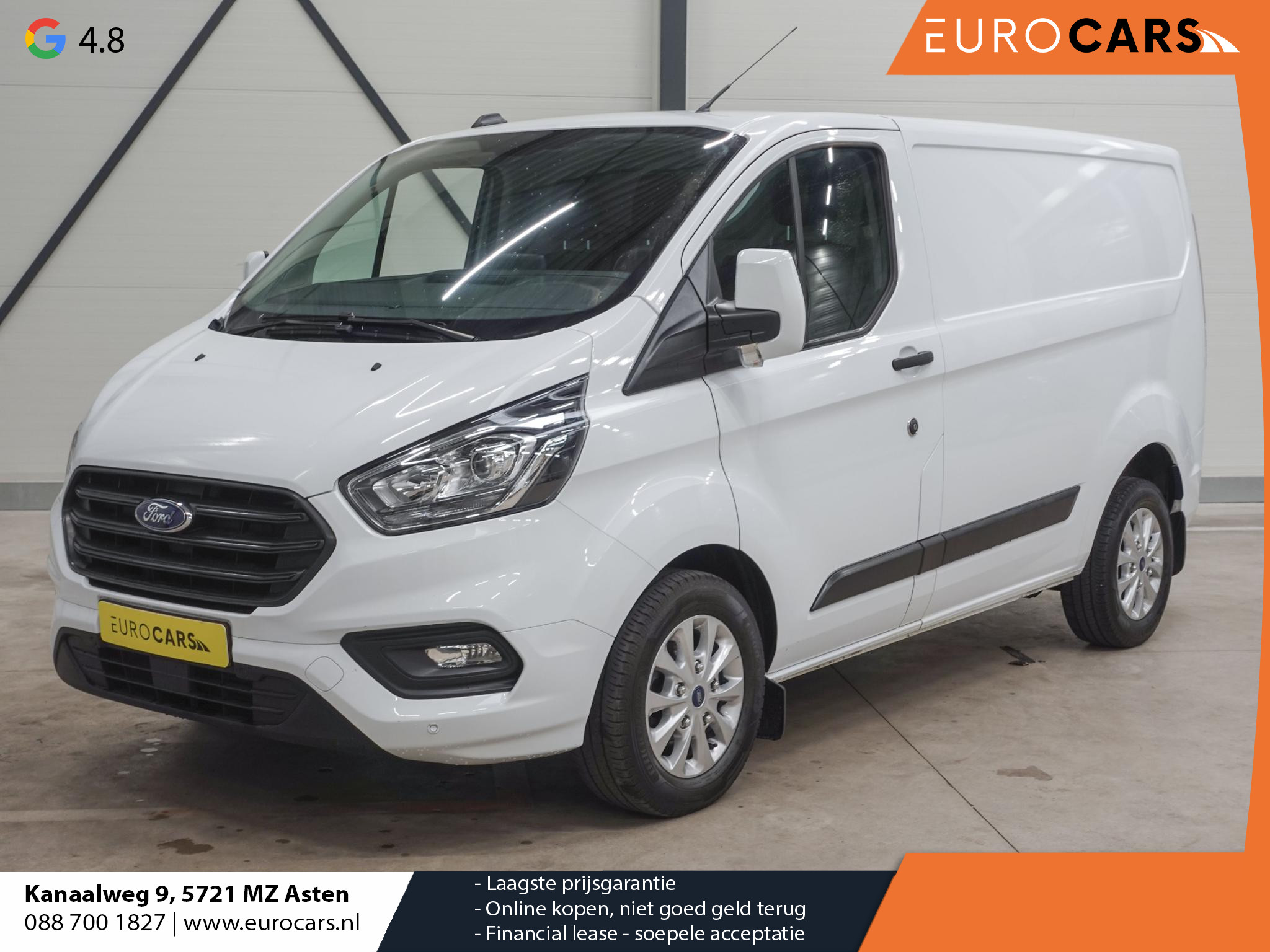 Ford Transit Custom 280 2.0 TDCI L1H1 Trend Automaat Navi Parkeersensoren Airco Camera Carplay