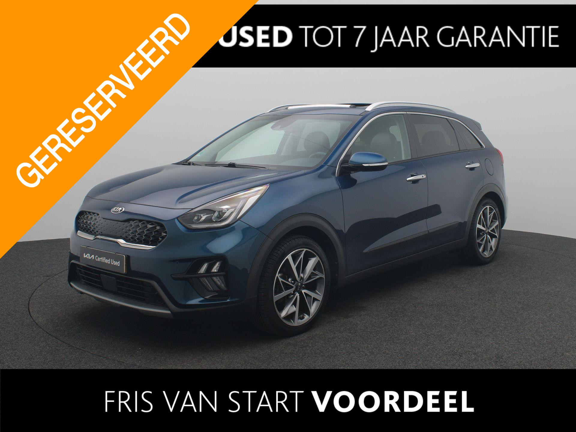 Kia Niro 1.6 GDi Hybrid ExecutiveLine | JBL | Stoel Stuur Verwarming | Stoel ventilatie | Camera | Parkeersensoren | Elek. Stoelen