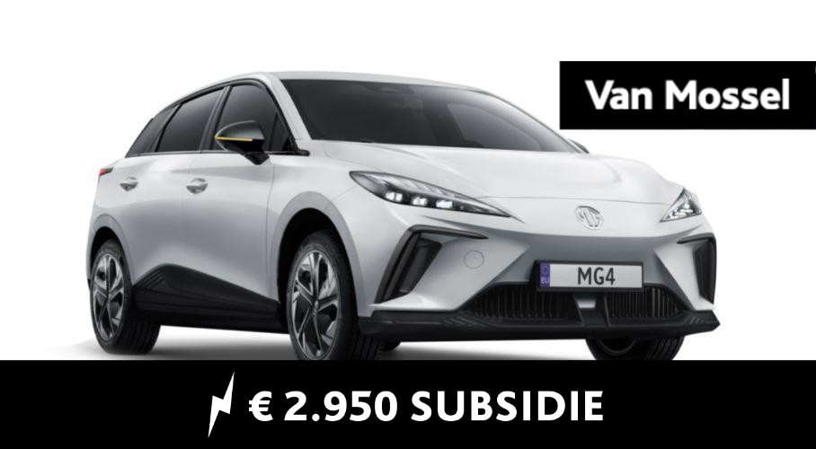 MG 4 Standard 51 kWh / Dover White  ACTIE € 5000,= voorraadkorting ( Particulier € 2.950,= subsidie mogelijk) / diverse kleuren op voorraad !!!! WLTP 330 km