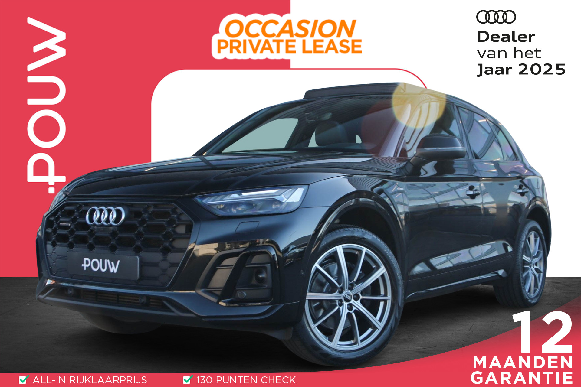 Audi Q5 50 TFSIe 299pk PHEV S Edition | Head-up Display | B&O Sound | Panoramadak | SoH 90% | Stuurverwarming | Matrix LED
