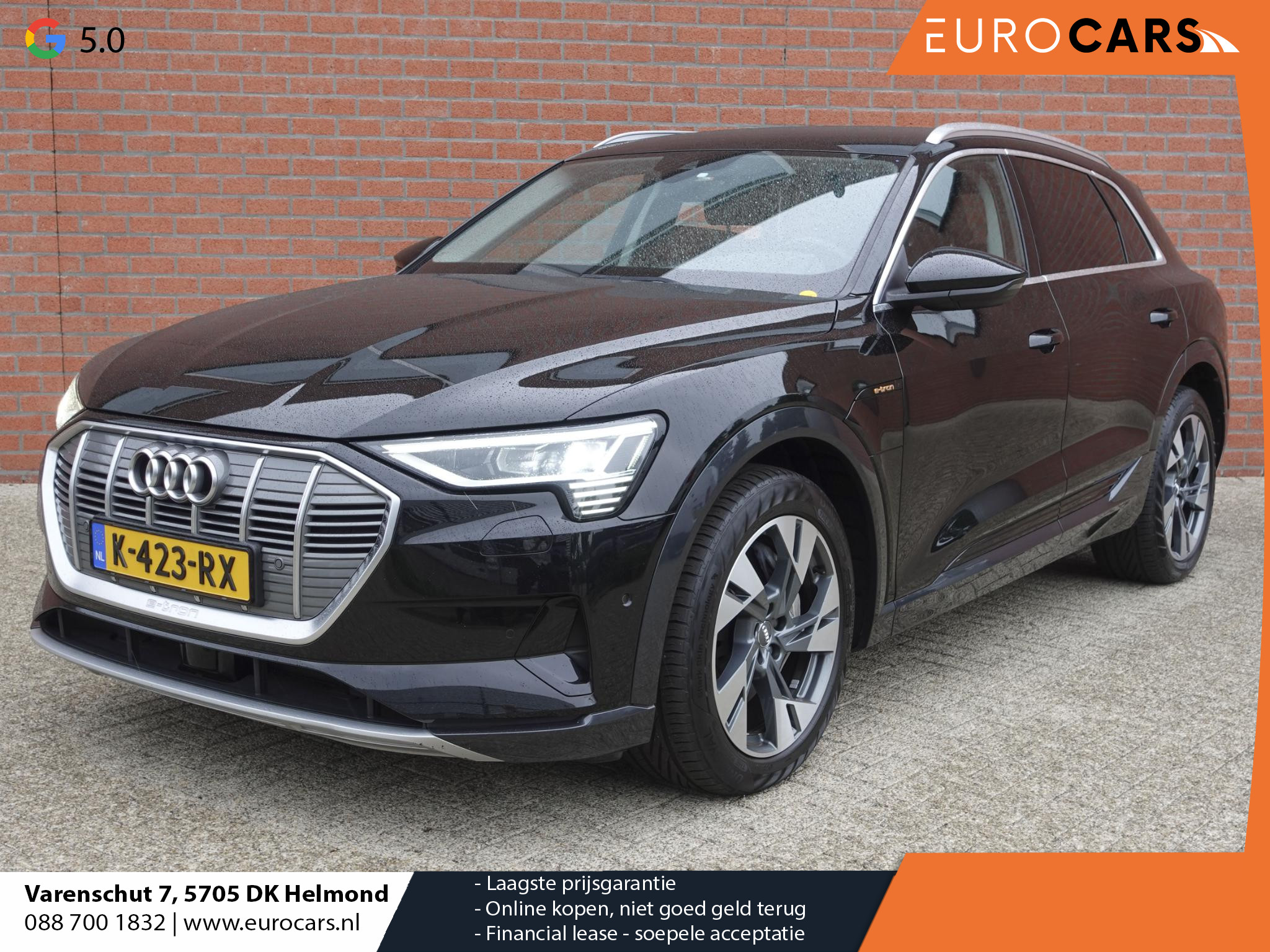 Audi e-tron 55 Advanced Quattro Navigatie Leder LED Matrix Tour Package Camera DAB+ Electrisch bedienbare achterklep